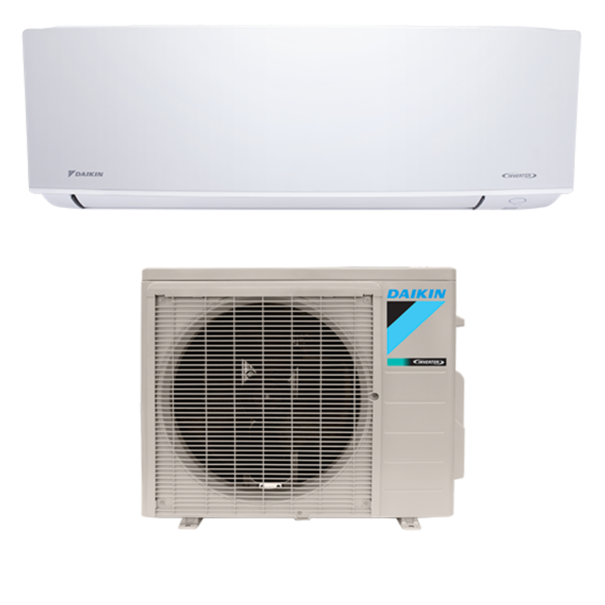 Daikin 19 Series Wall Mounted Ductless Mini Split Single-Zone Smart Air Conditioner with Heat Pump 24,000 BTU, 2 Ton, R410A, FTX24AXVJU & RX24AXVJU