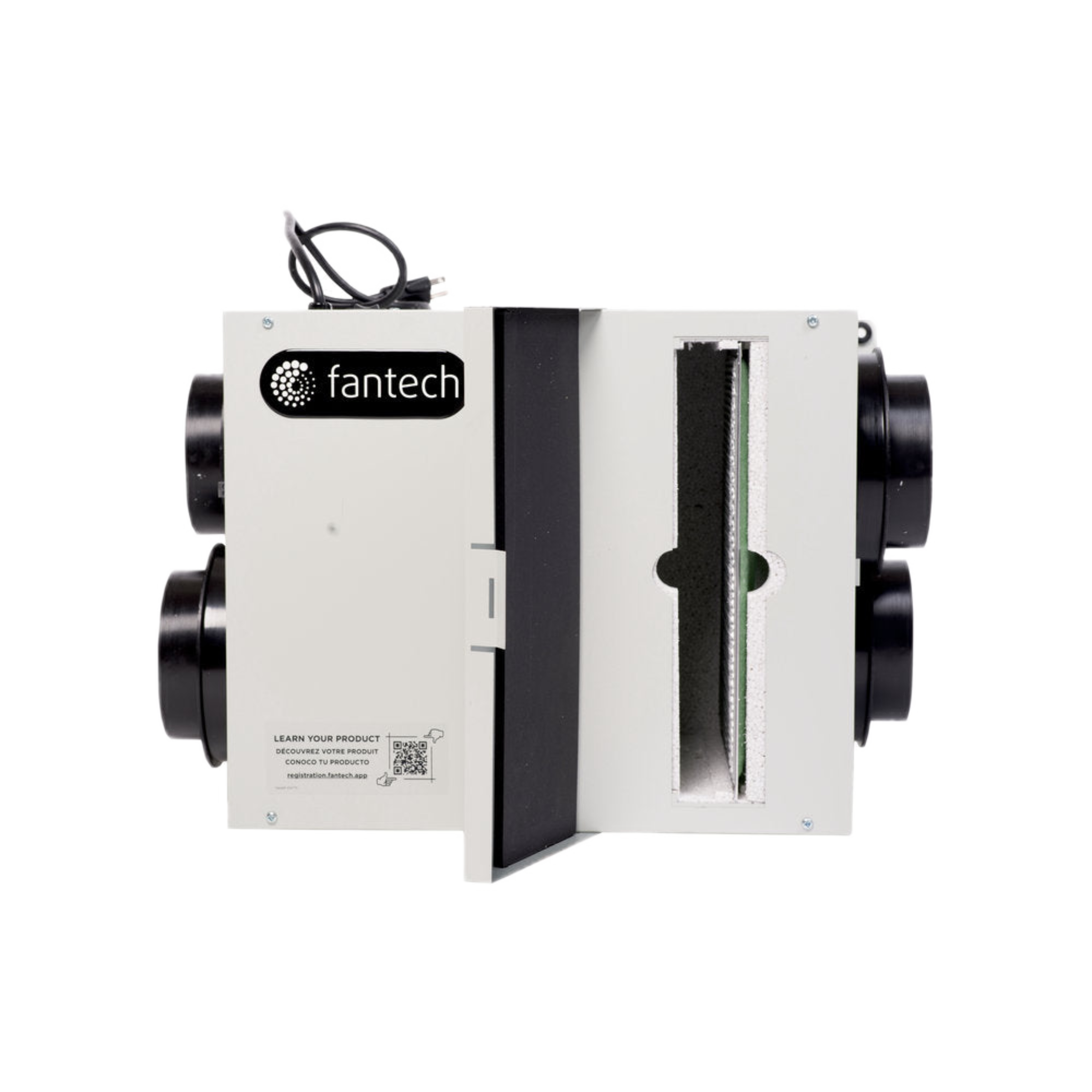 AEV80 Fantech Residential Air Exchanger Ventilator w/o Heat Recovery 80 CFM, 120V, Duct Size 5"