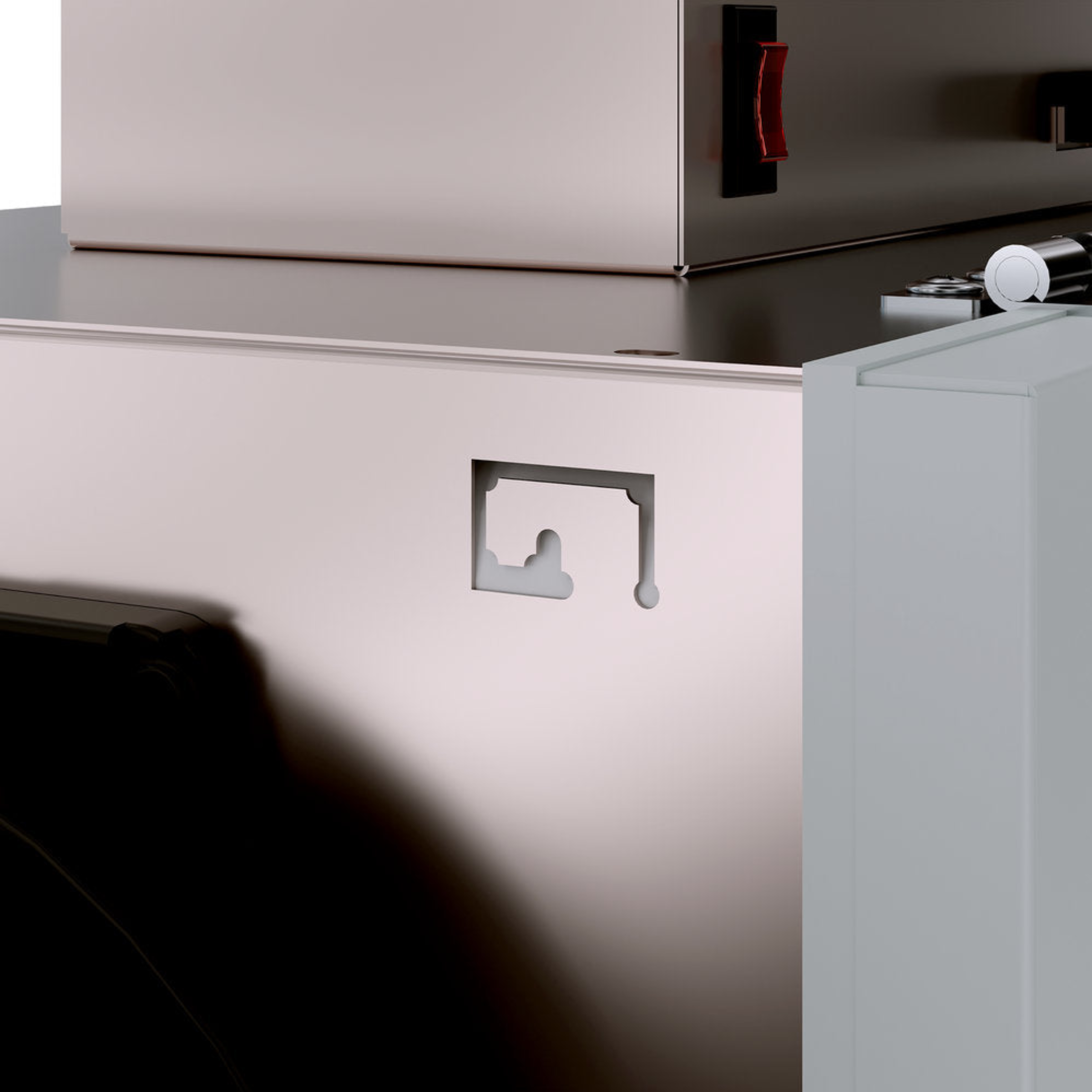 ATMO 150H Fantech Residential Heat Recovery Ventilator (HRV) 162 CFM, 120 V, Side Duct Connection 6"