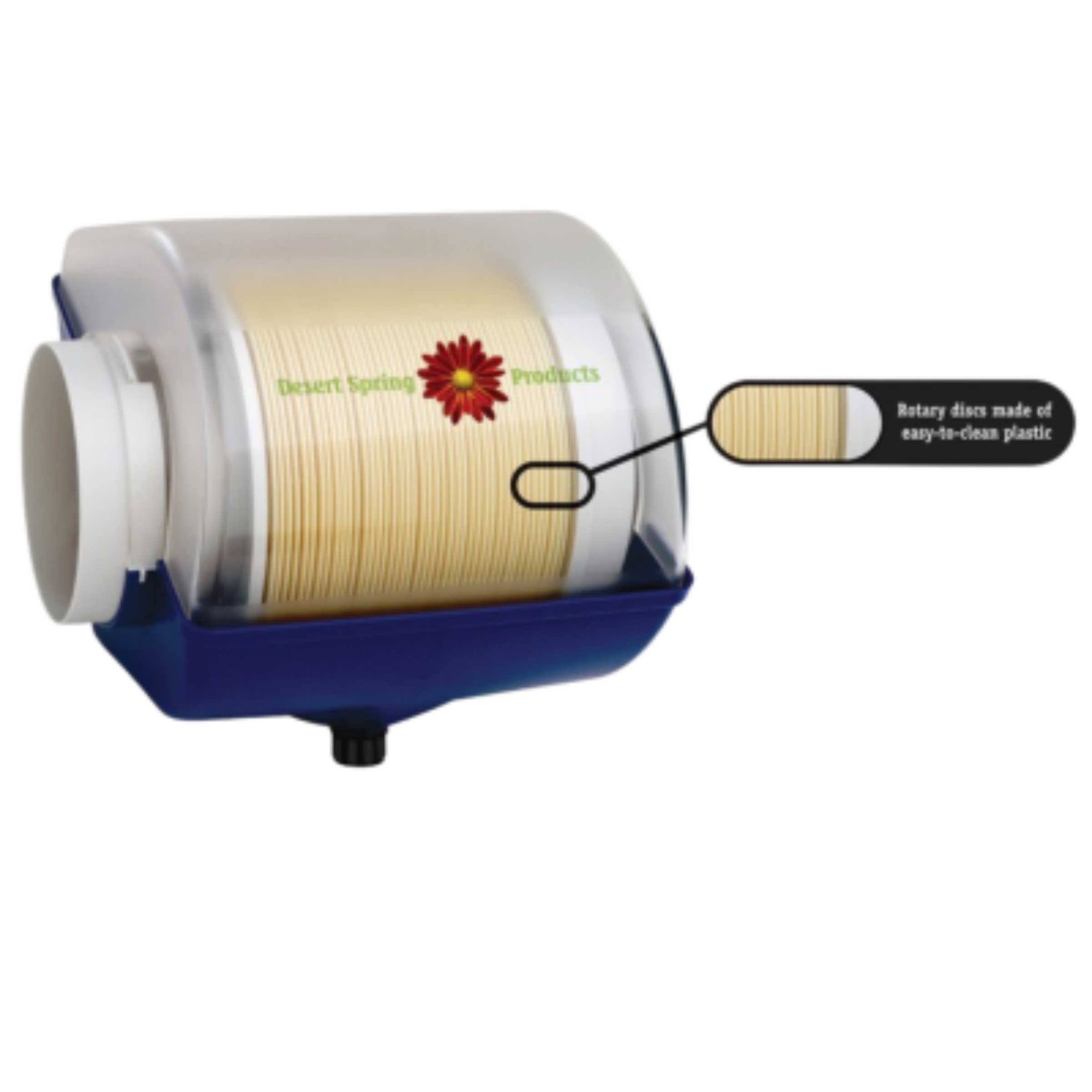 GeneralAire DS-RDAH Rotary Disc Humidifier with Auto Flush, 14 Gallon/Day Water Capacity, Full Coverage up to 3,200 sq. ft.