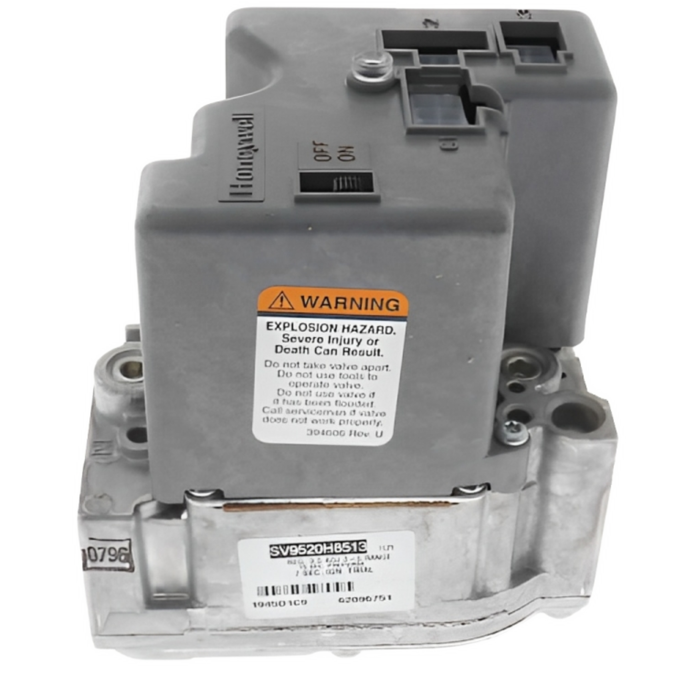 SV9520H8513 Honeywell Home Direct Hot Surface Ignition Smart Gas Valve Control, Fast-Slow Opening. Set 3.5" WC. 7 sec HSI Warm-Up, 24V, Max. Capacity 200 ft³/hr