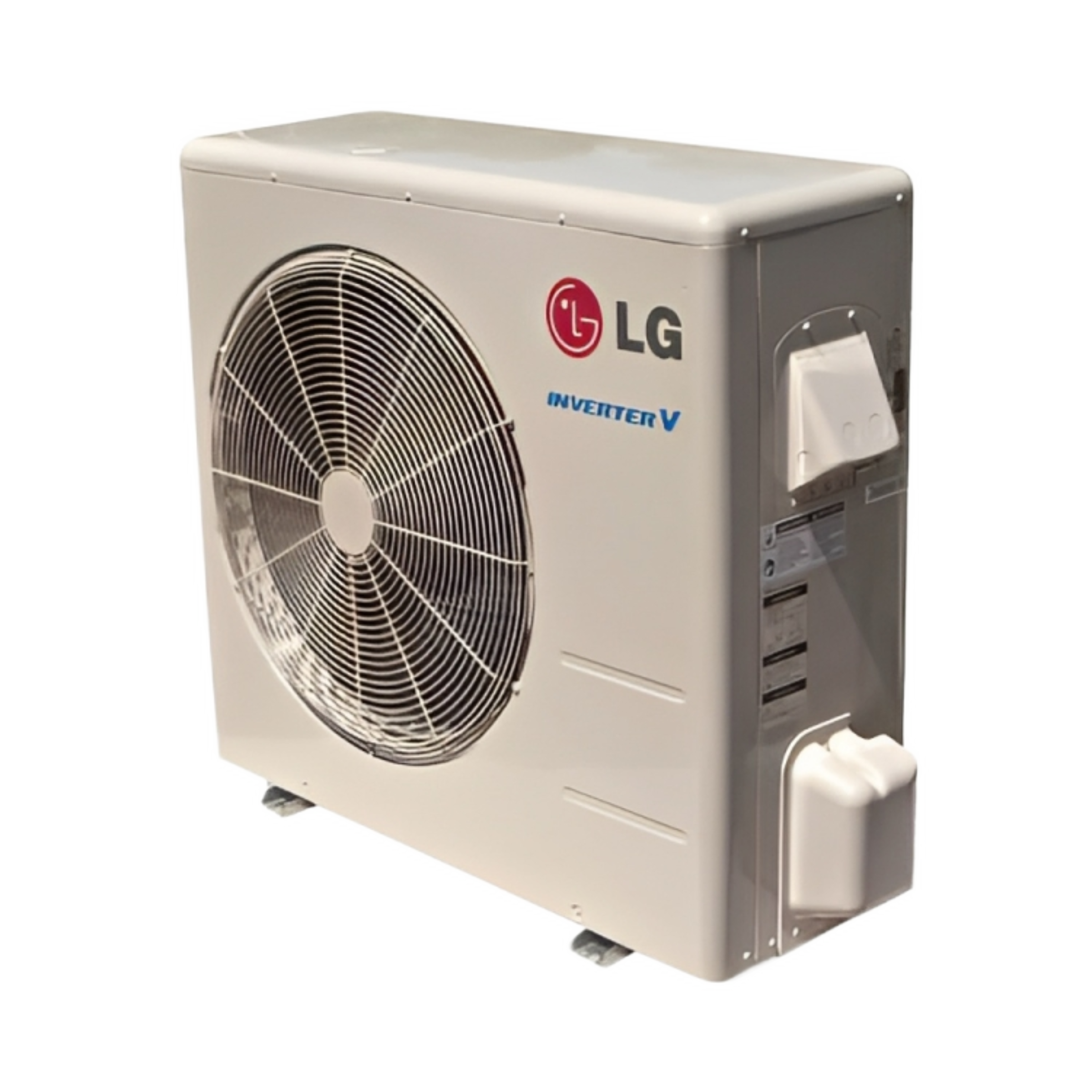 LG HSV5 9,000-18,000 BTU 0.75-1.5 Ton High Efficiency Single Zone Wall Mounted Cooling and Heating Air Conditioning System Outdoor Unit & Indoor/Wall Air Handler Unit, Up to 23.5 SEER