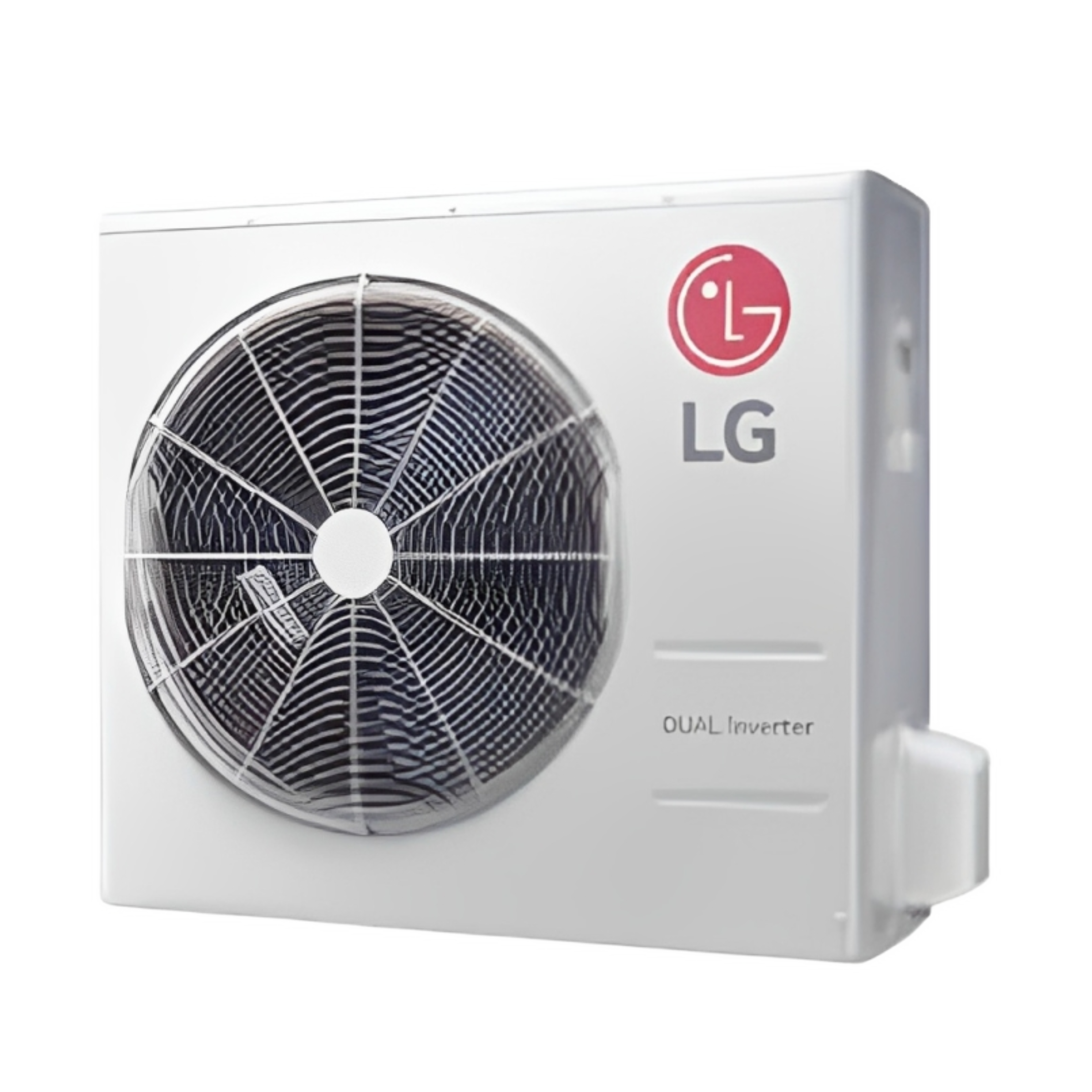 LG HLV3 Series 24,000-30,000 BTU 2-2.5 Ton Improved Efficiency Inverter Single Zone Wall Mounted Extended Piping Cooling and Heating Air Conditioning System Outdoor Unit & Indoor/Wall Air Handler Unit, Up to 21.5 SEER