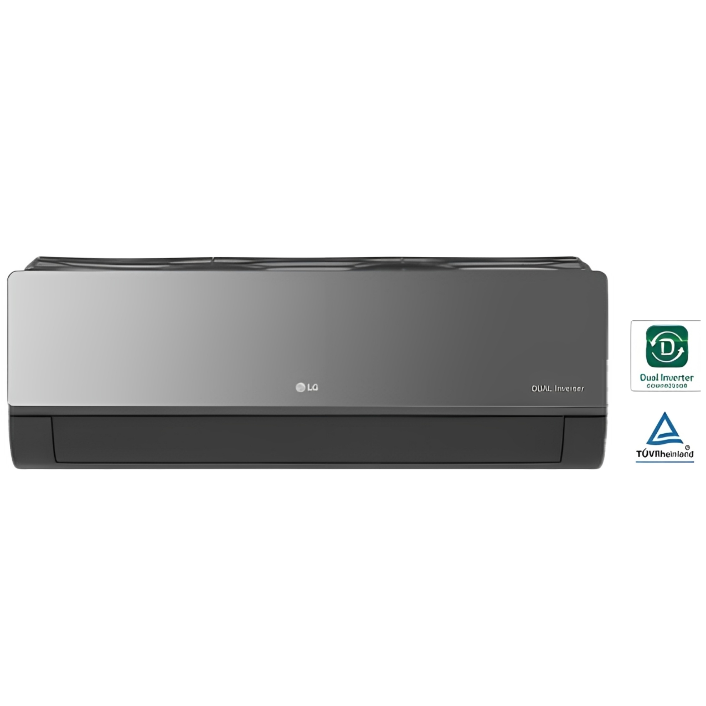 LG HSV5 Series 9,000-18,000 BTU 0.75-1.5 Tons Single Zone Artcool Mirror Wall Mounted Cooling and Heating Air Conditioning System Outdoor Unit & Indoor/Wall Air Handler Unit, Up to 23.5 SEER