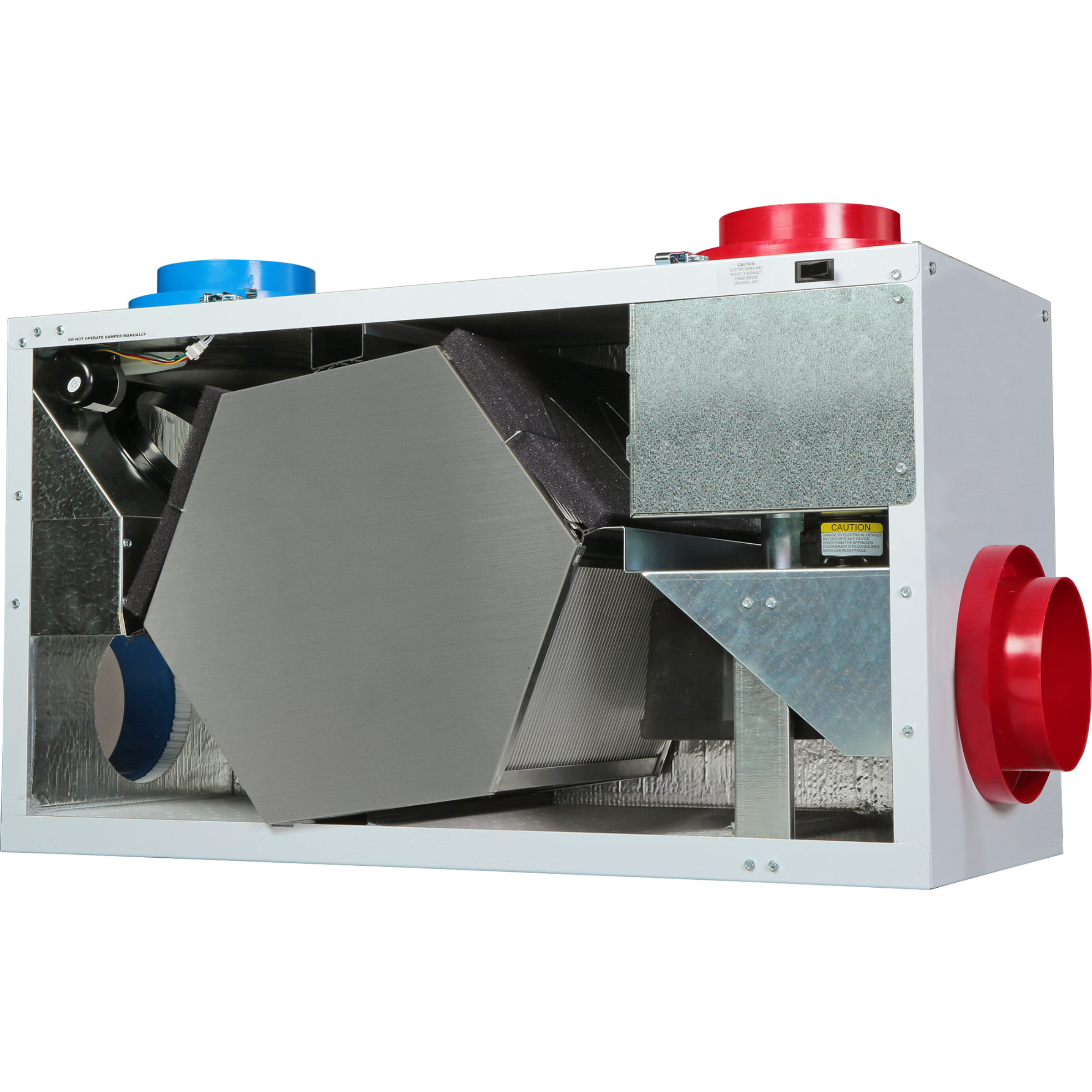 RNC155 Lifebreath Residential Heat Recovery Ventilator (HRV), 132 CFM, 120 V - Frequency 60 Hz - with Recirculating Damper Defrost System