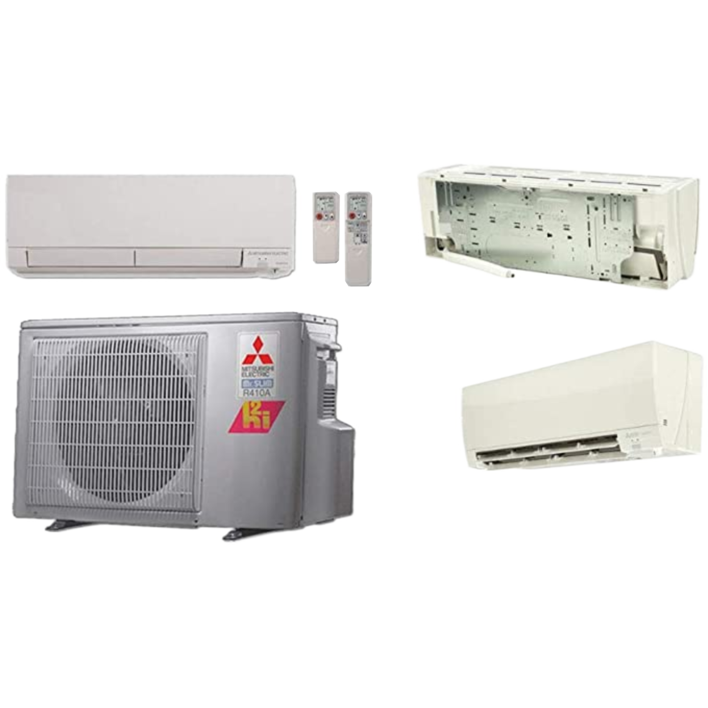 Mitsubishi FH-Series 30.5 SEER Single-Zone Ductless Split System Wall Mounted Heat Pump Air Conditioner 9000 BTU, 230V, R-410A