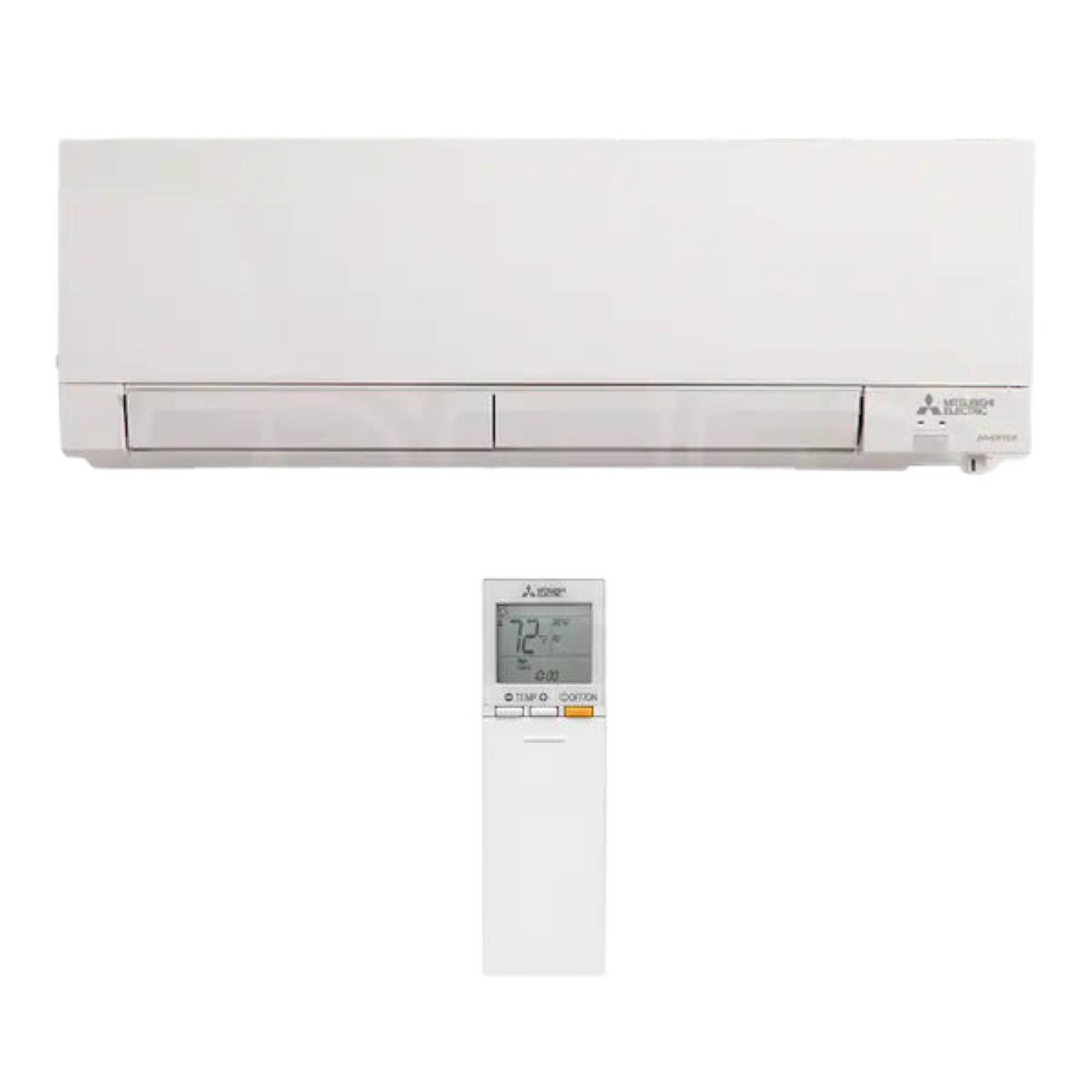 Mitsubishi 3 Zone 19 SEER Multi-Zone Ductless Mini-Split System Hyper Heat Pump Air Conditioner M Series Model MXZ-3C24NAHZ2 24000 BTU for Outdoor Unit Connected with 3 Indoor units, R-410A