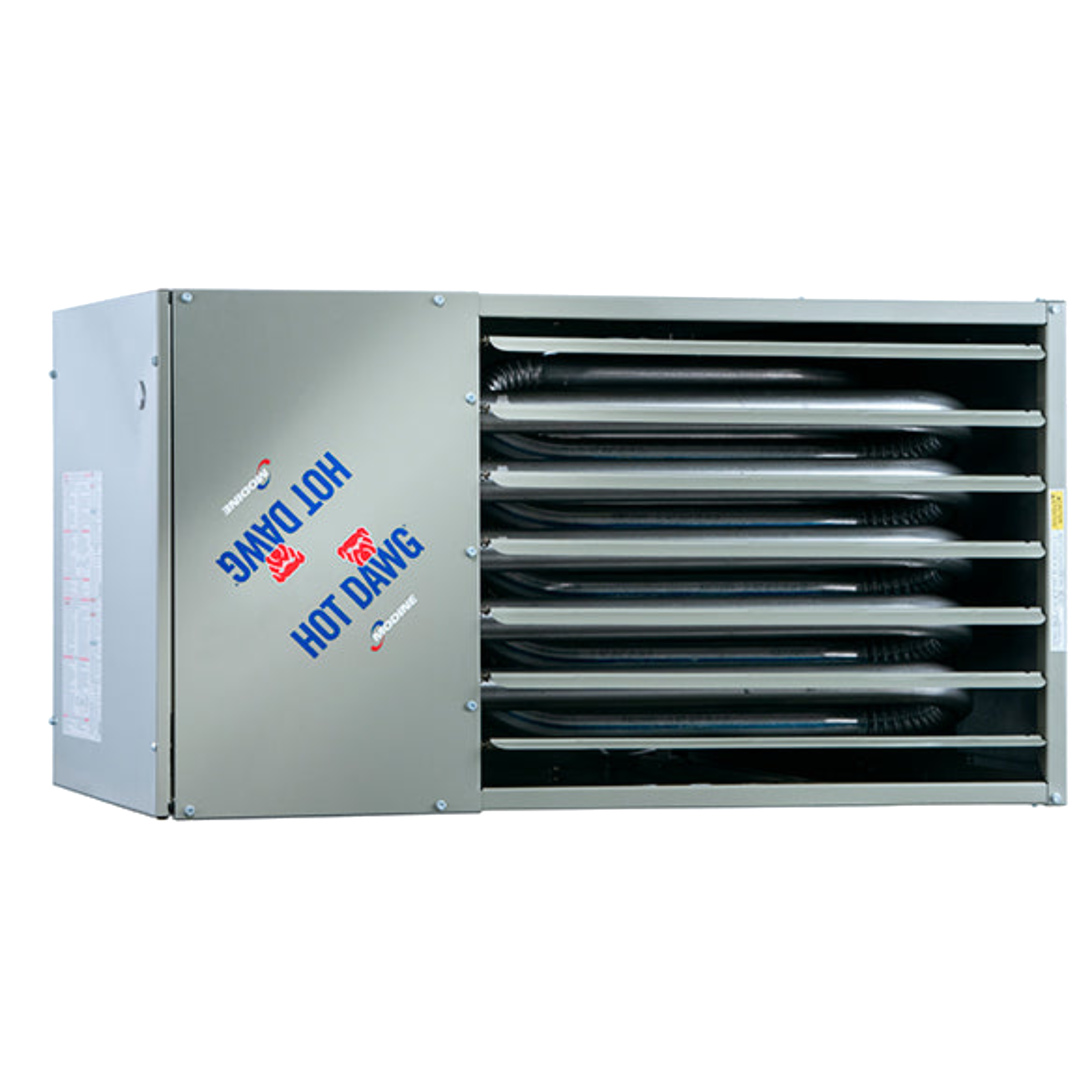 HDS60 Modine Hot Dawg® HDS Models Separated Combustion Gas-Fired Unit Heater 60,000 BTU, Airflow 990 CFM, Aluminized Steel Heat Exchanger, 115V/60Hz/1Ph