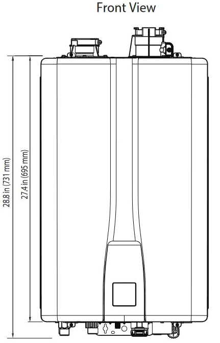 Navien's NPE-A2 Advanced Condensing Gas Water Heater, a tankless water heater