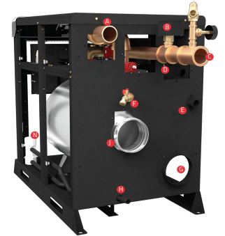 IFIRE - High Efficiency Commercial Modulating Condensing Boiler And Volume Water Heater
