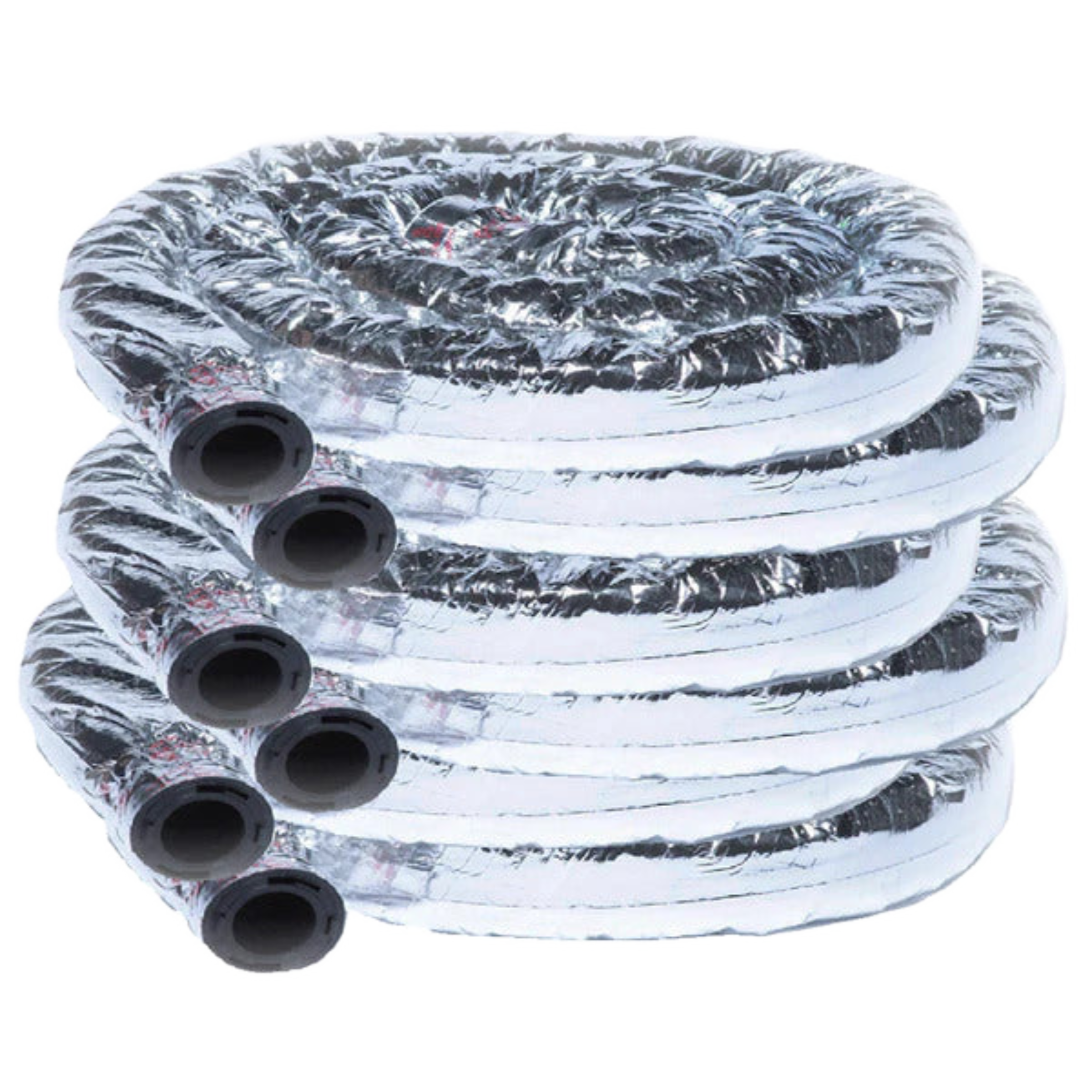 UPC-26TC-6 Unico Aluminum Sound Attenuator Tubingw with  Twist-Fit Connectors, Duct Size 2", 12' Length, R3.3, 6 in a Box (Total 72 Feet)