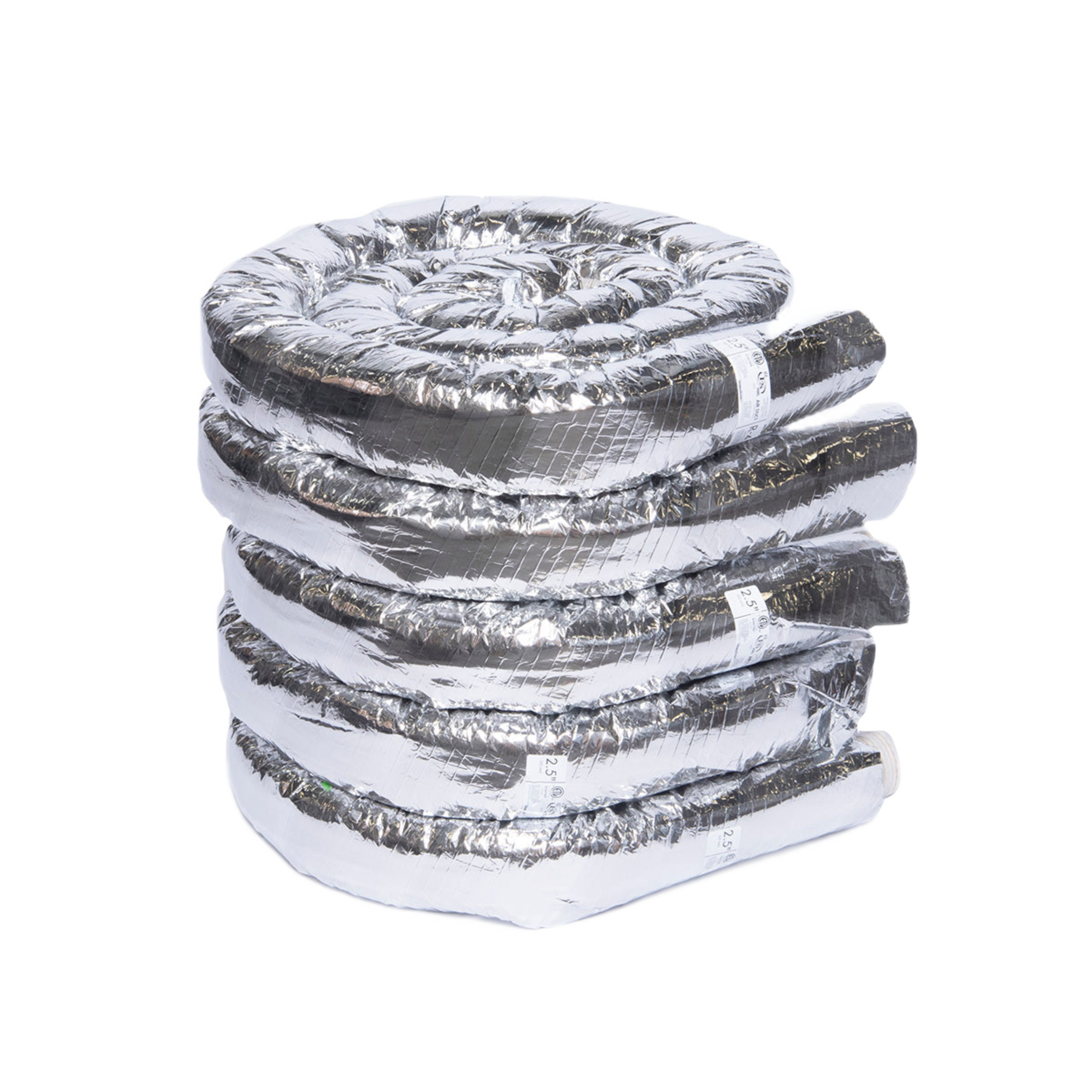UPC-226-R4-5 Unico Sound Attenuator Tubing Duct Size 2.5", 12' Length, R4.2, 5 in a Box (Total 60 Feet)