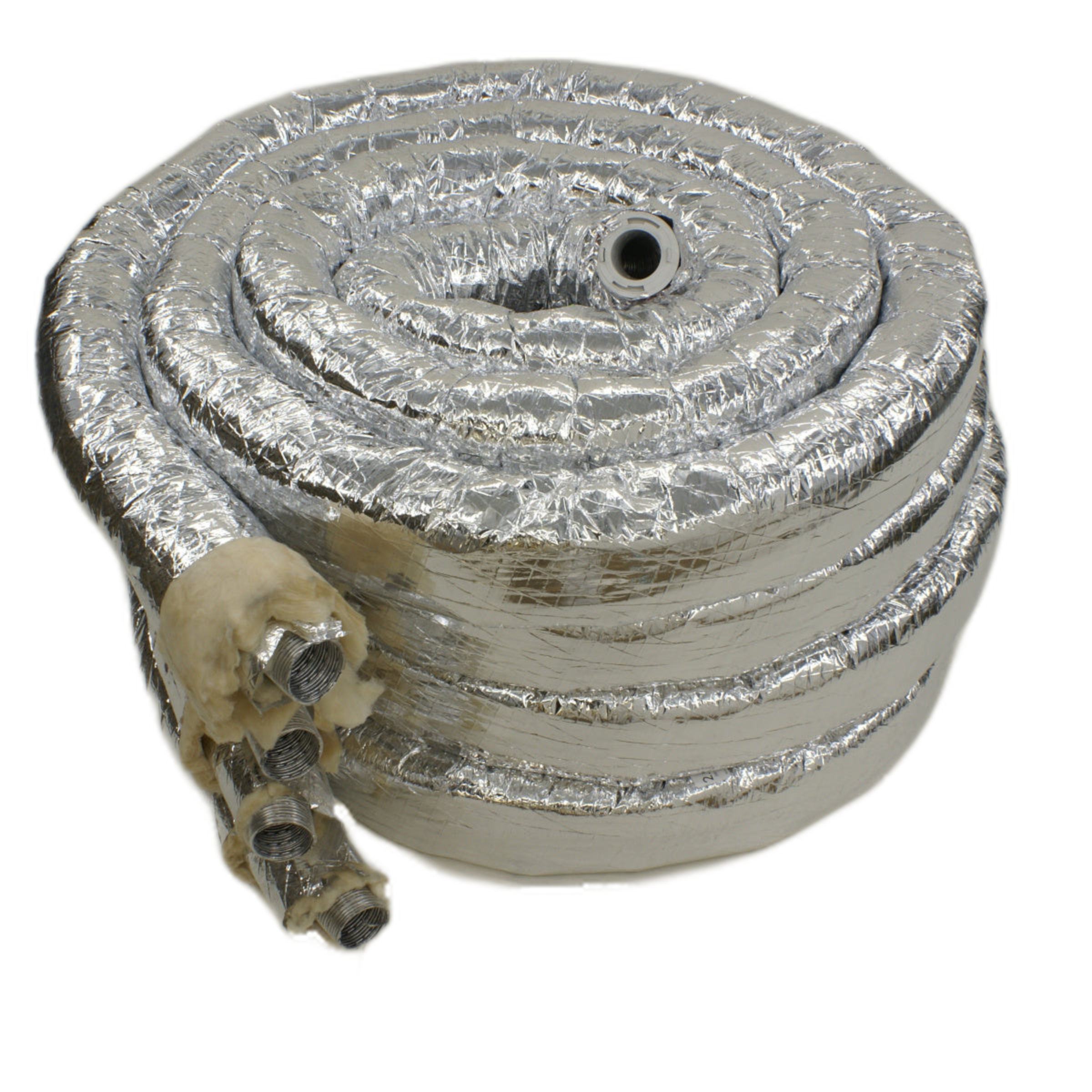 UPC-25T-R6-4 Unico Aluminum Supply Tubing with Twist-Fit System, Duct Size 2″, 25' Length, R-6.0, 4 in a Box