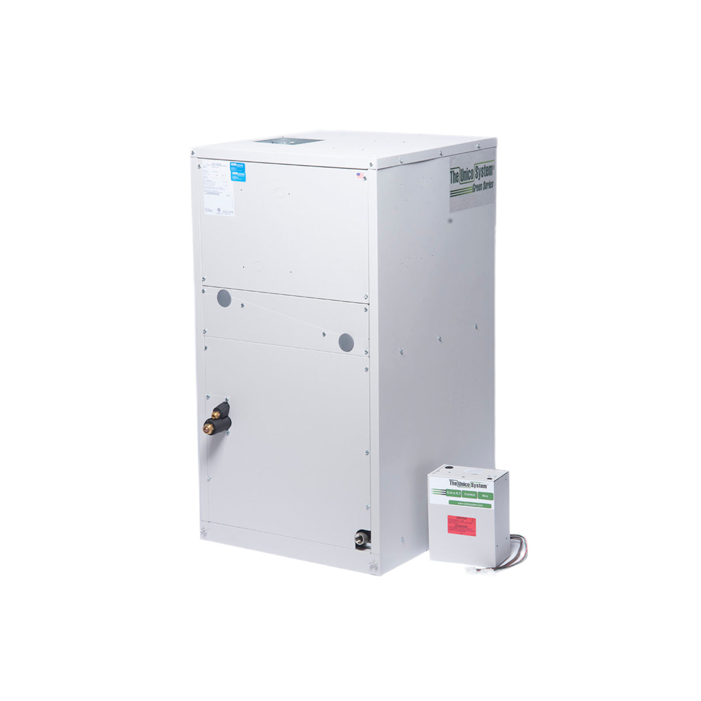 V3642B-1EC2BX Unico V Series 3642 Model Vertical Air Handler Unit 3 - 3.5 Ton, 42,000 BTU/h,  208/230 Variable Speed, AC/Heat Pump Coil, 3-Row with R410A TXV, 300 to 1200 CFM, No Hot Water Coil
