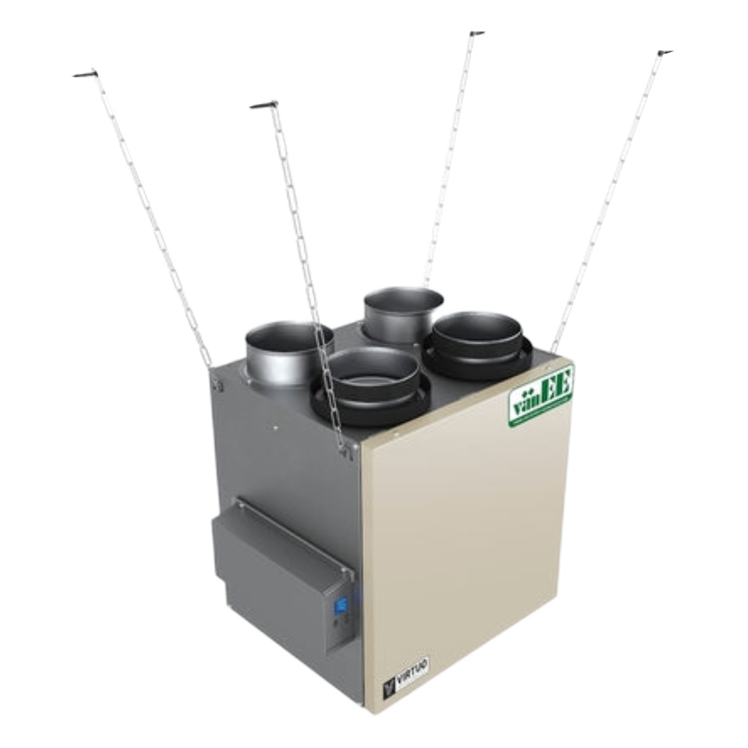 V160H65RS VanEE AI Series Residential Air Exchanger (HRV)160 CFM 65% SRE, 6" Side Ports Energy Star Qulaified 120 V