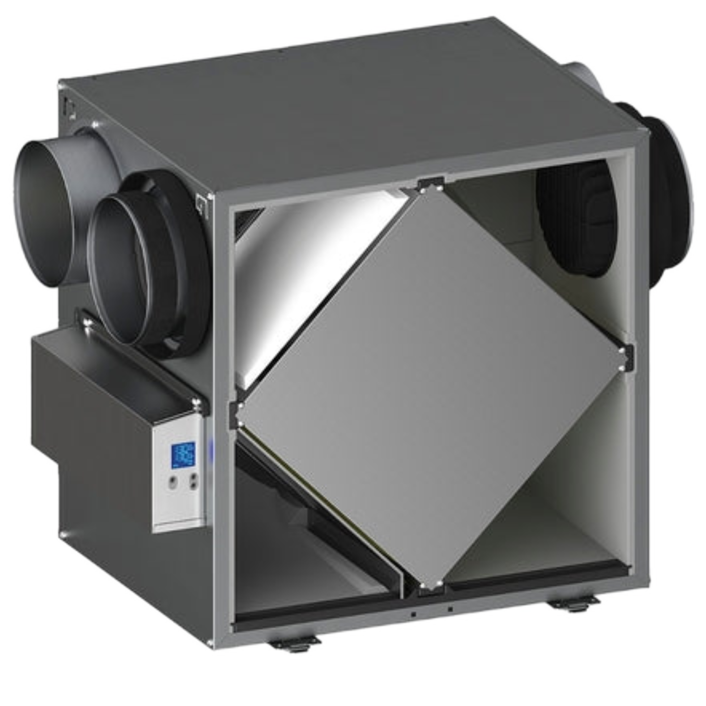 V160H65RS VanEE AI Series Residential Air Exchanger (HRV)160 CFM 65% SRE, 6" Side Ports Energy Star Qulaified 120 V