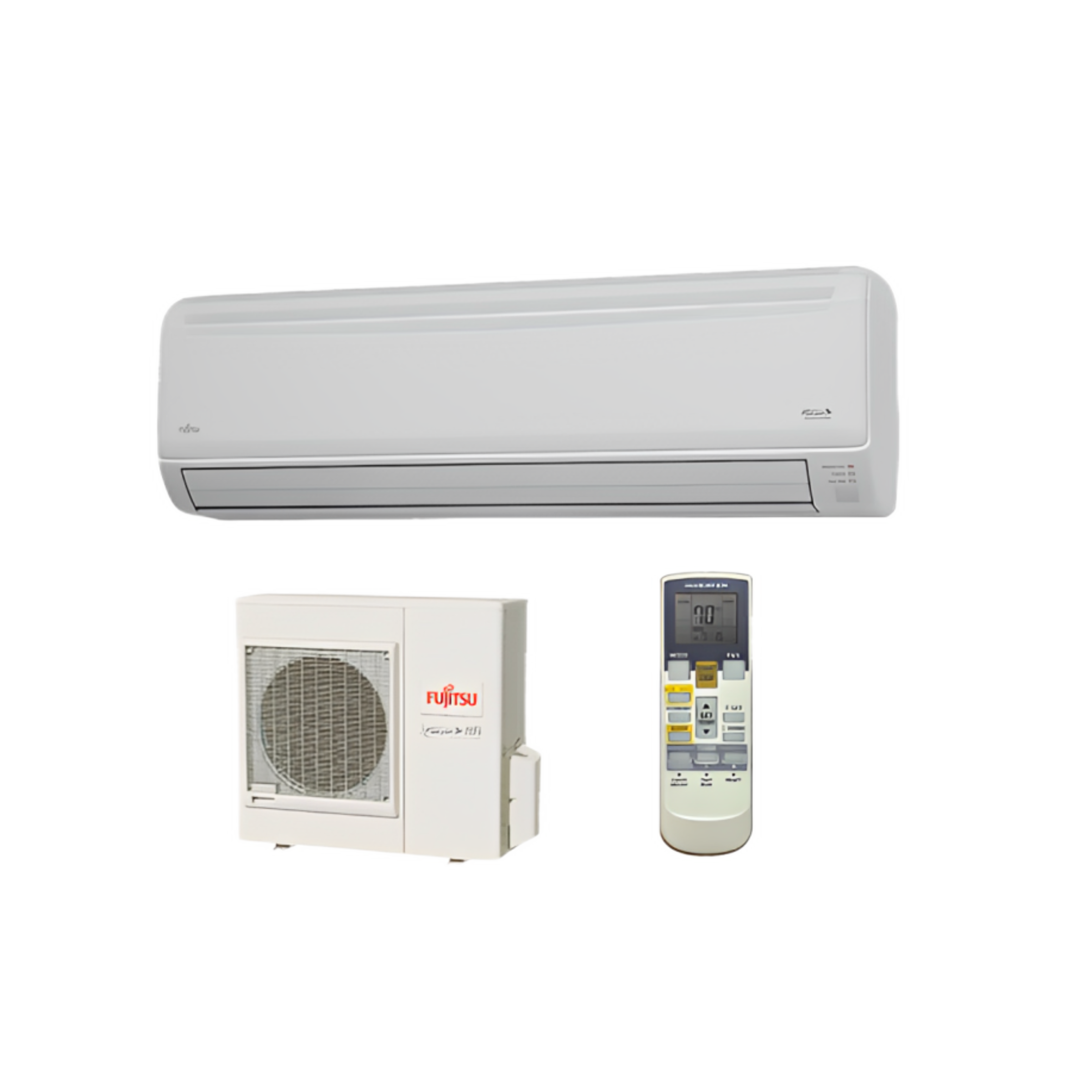 Fujitsu RLXFWH Series 1.5-2 Ton (18,000-24,000) BTU, Wall Mounted Single Zone Mini Split 20.0 SEER Ductless Heat Pump-HIGH HEAT Low Temp Heating, Outdoor Unit + Indoor/Wall Unit