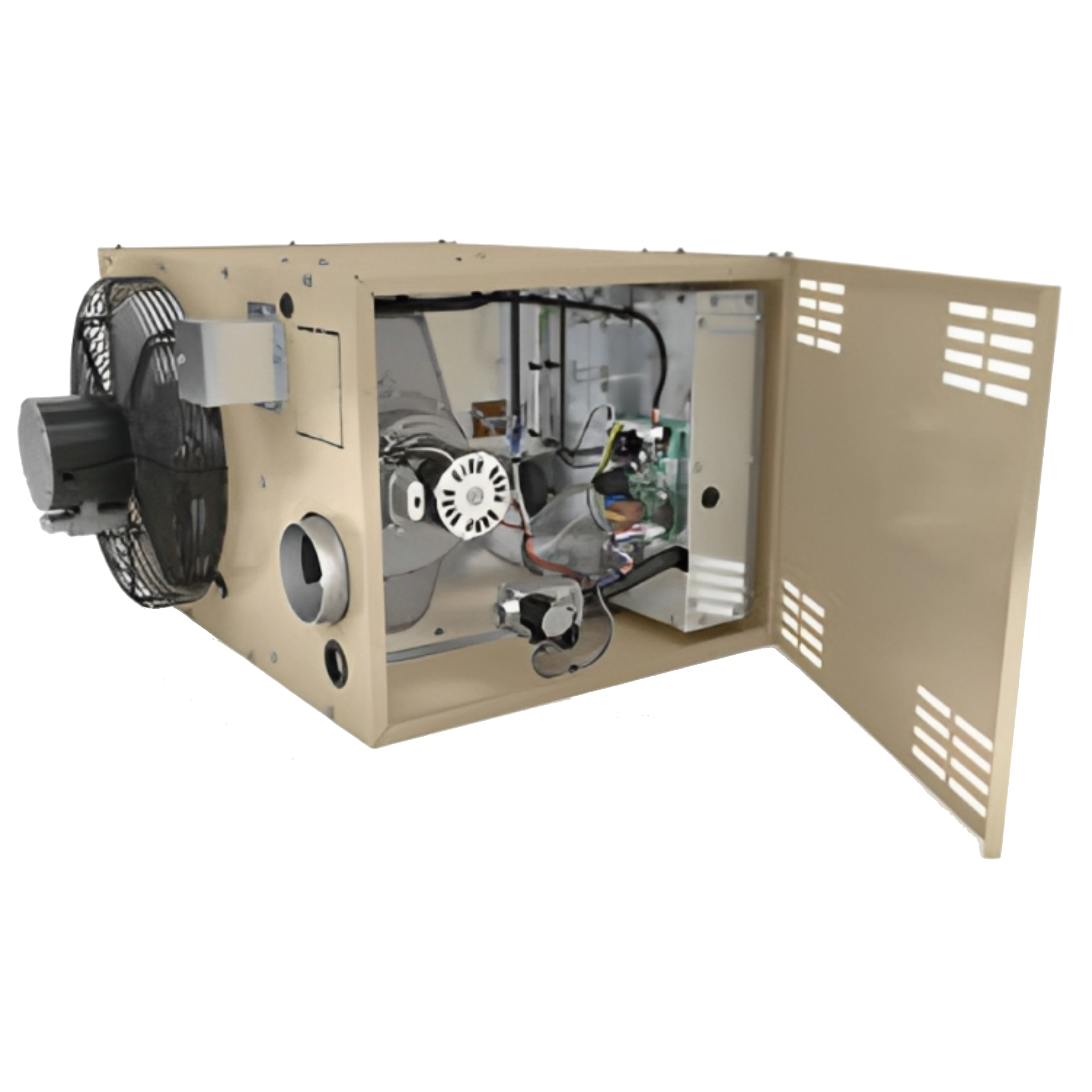 UHRS-75NA ADP UHRS Series Low Profile Natural Gas Fired Unit Heater Aluminized Steel Heat Exchanger 75,000 BTU, Efficiency 83%, 1200 CFM, 115 V/60 Hz/1 phase