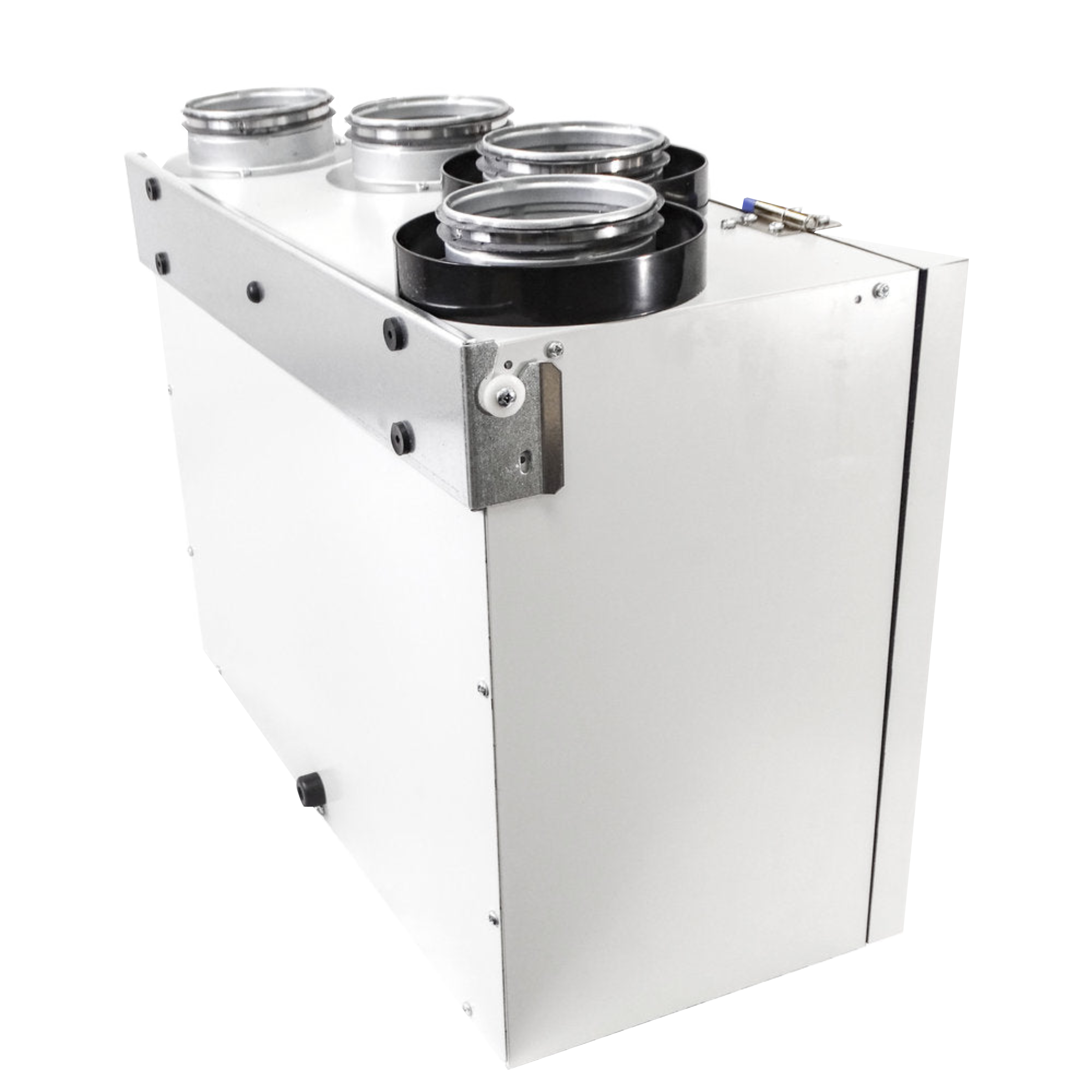 VHR70 Fantech Residential Heat Recovery Ventilator (HRV) 57 CFM, Top Duct Connection 4",  120 V, 60 HZ, Automatic Defrost Mechanisms