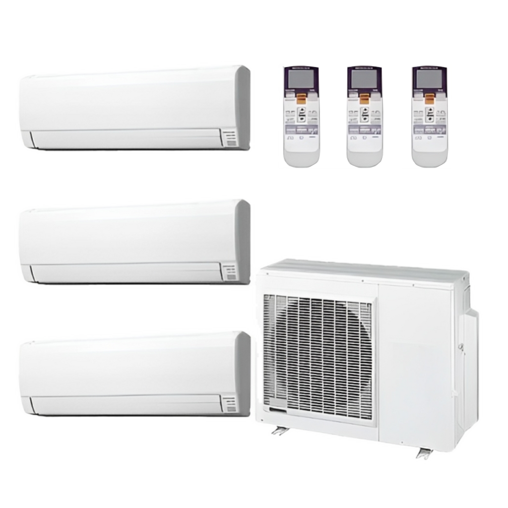 Fujitsu 24,000 BTU 2 Ton, 19 SEER Halcyon™ Multi-Zone Mini-Split AC/He