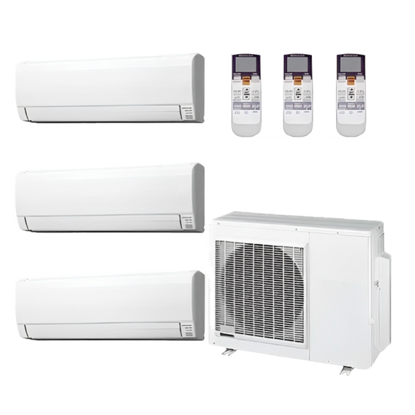 Fujitsu 24,000 BTU 2 Ton, 16.75 SEER Halcyon™ Multi-Zone Mini-Split AC