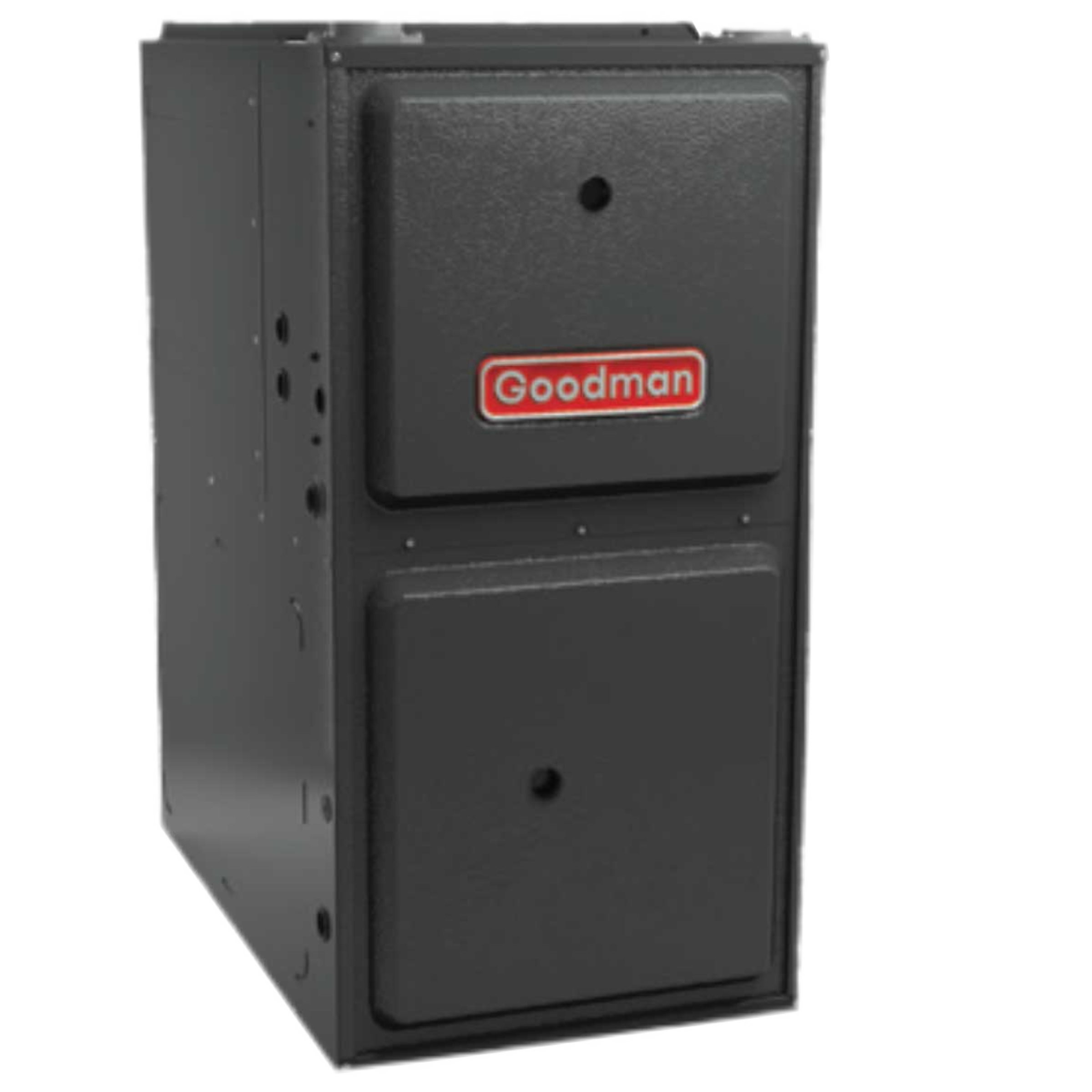 GMVC96 Goodman Gas Furnace Series, Upflow/Horizontal, 96% AFUE, Variable Speed ECM/ComfortBridge, Two-Stage Gas Valve