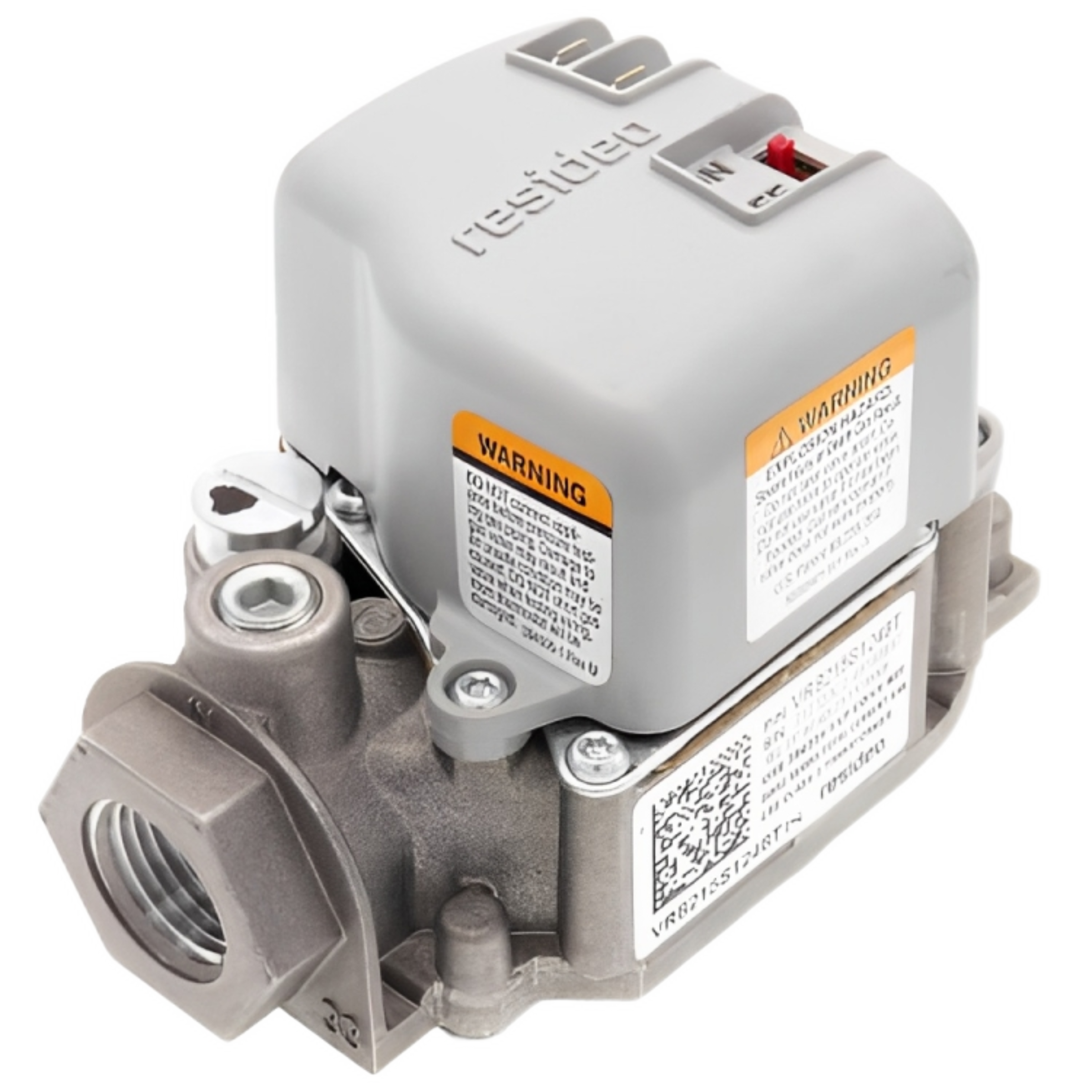VR8215S1248T Honeywell Home Dual Direct Ignition Natural Gas Valve 24V, Single Stage, Standard Opening Max. Capacity 200,000 BTUh, 1/2 in. x 1/2 in., 3.5" wc