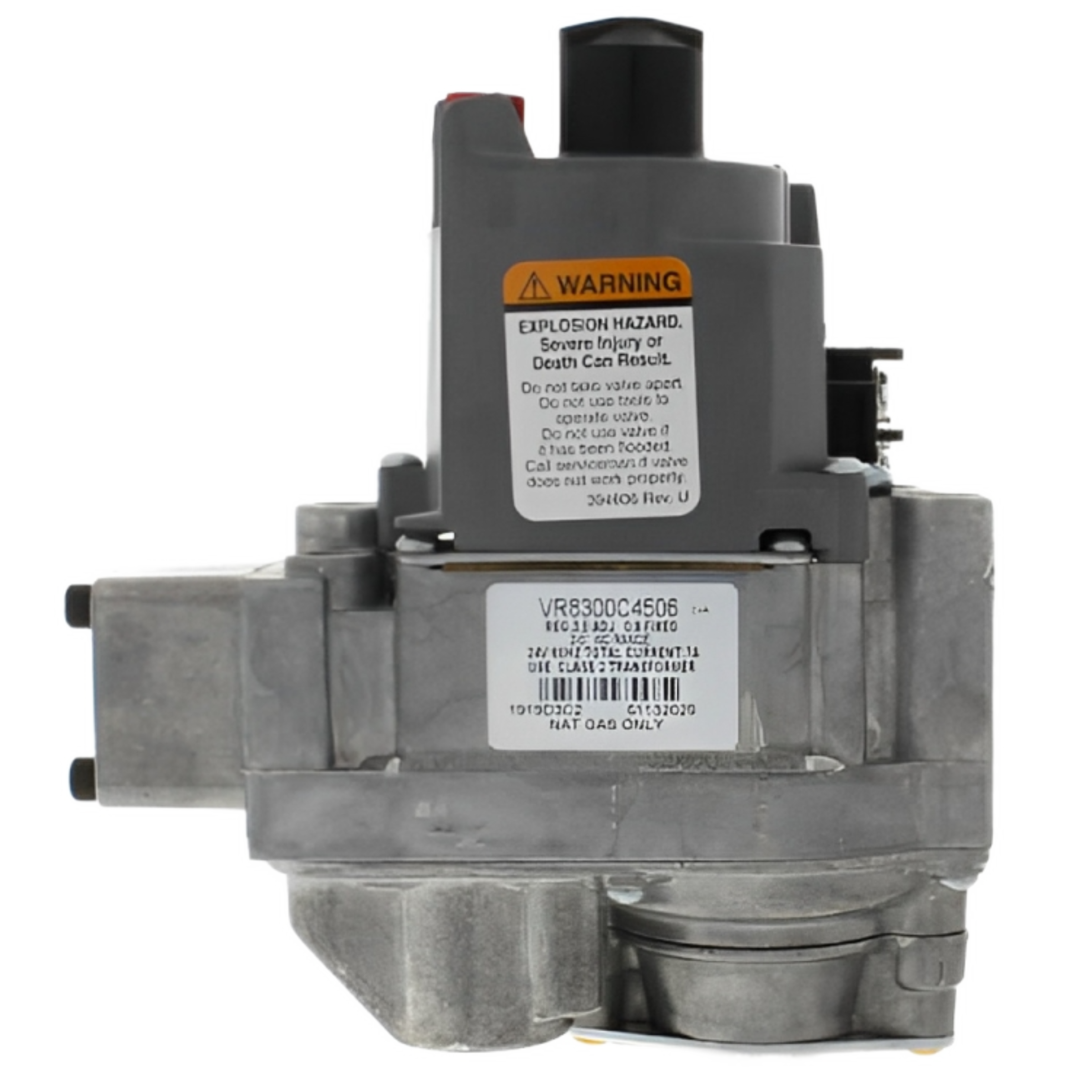 VR8300C4506 Honeywell Home Standing Pilot Gas Valve, Step Opening, Single Phase, 24 VAC, 3/4" x 3/4", Max. Capacity 200,000 BTUh