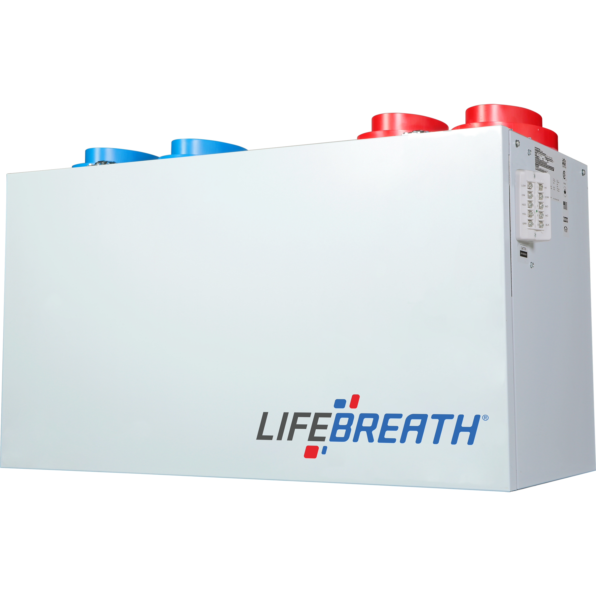 205 MAX Lifebreath Residential Heat Recovery Ventilator (HRV), 179 CFM, 120 V, Frequency 60 HZ, Controller Included