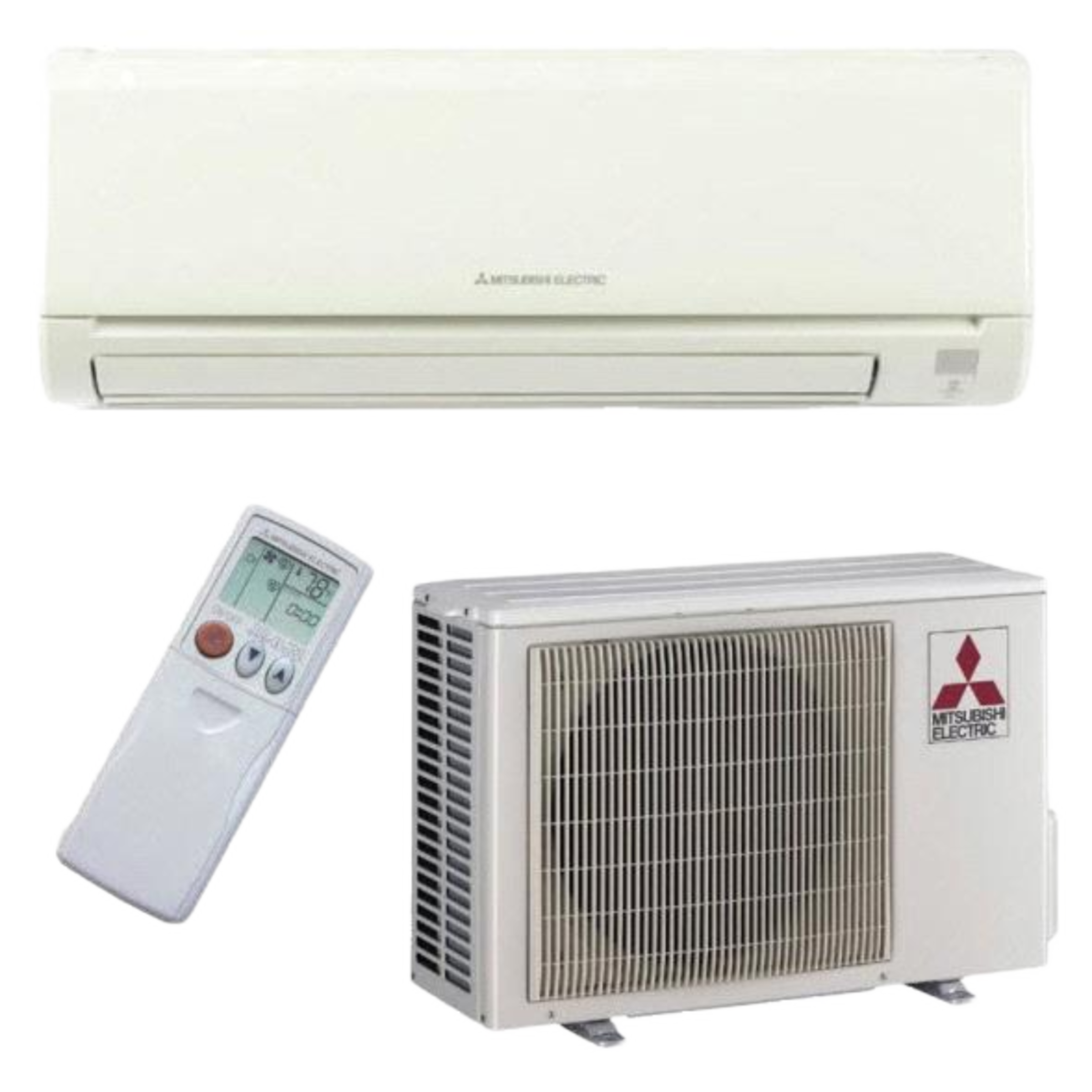 Mitsubishi M-Series 13 SEER Single-Zone Ductless Split System Wall Mounted Cooling Only Air Conditioner, 9000 BTU, 115V, R-410A