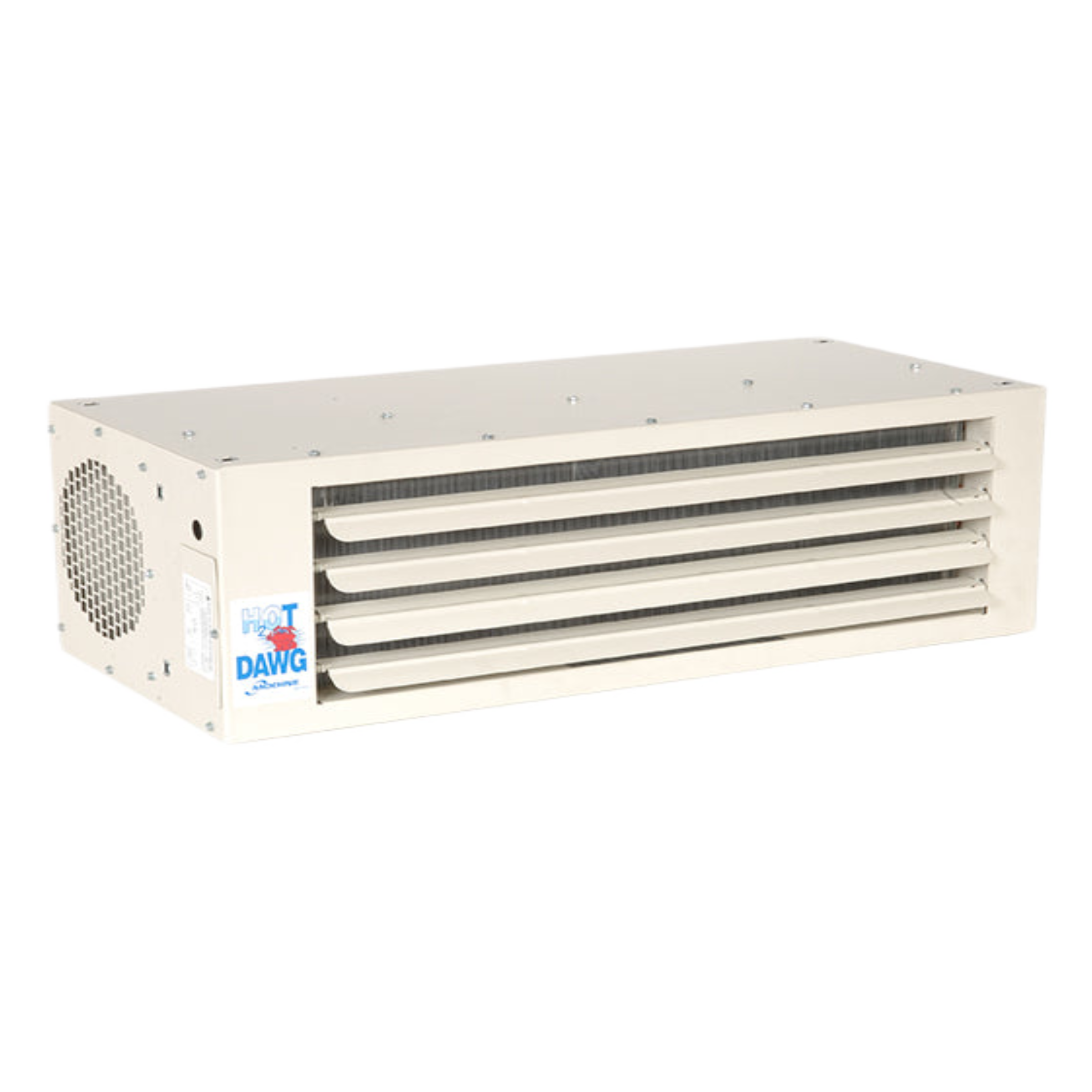 HDD45 Low-Speed Modine Hot Dawg™ Hydronic  H2O Low-Profile Hot Water Unit Heater HDD Model - 45,000 BTU, Airflow 425 CFM, 115V/1ph/60Hz