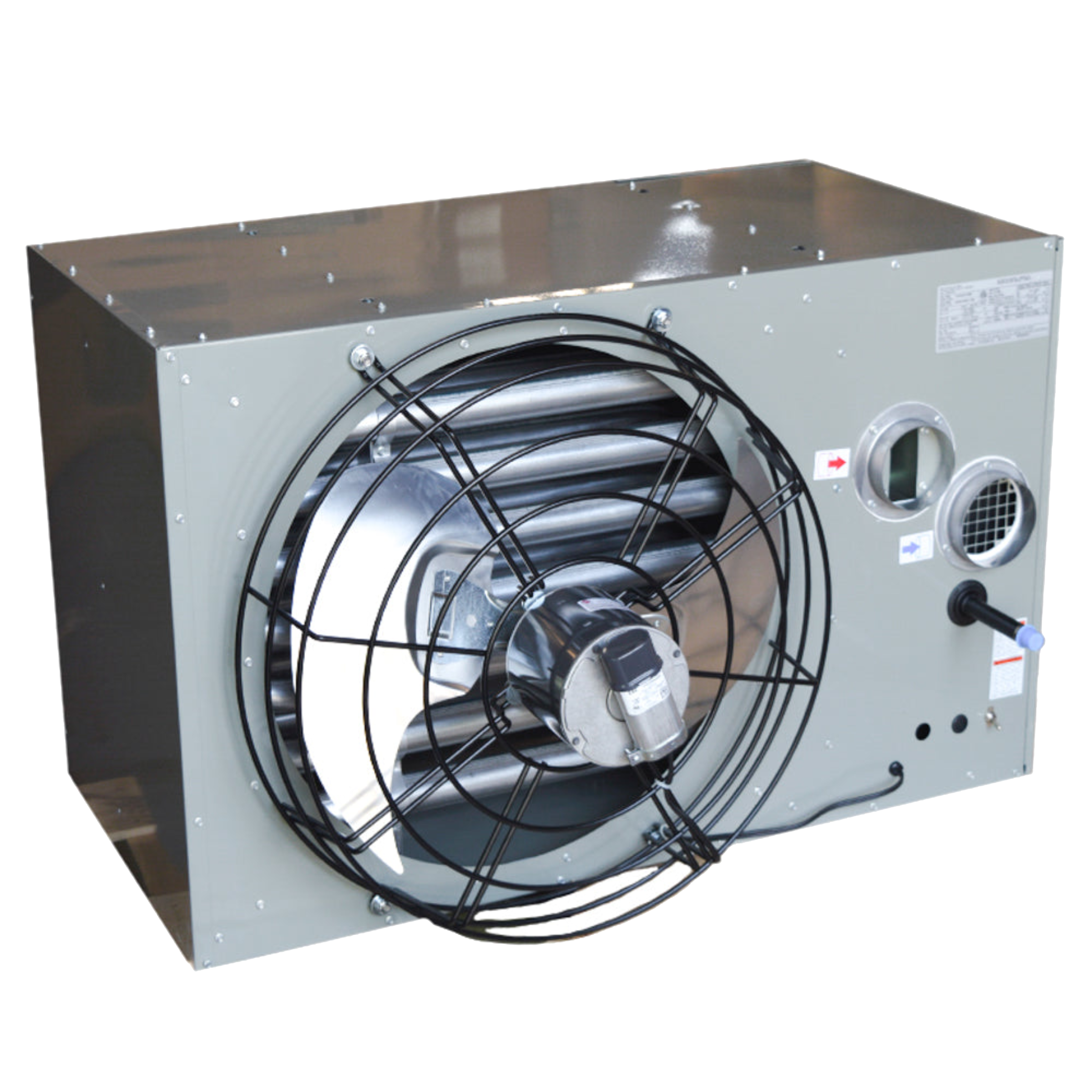 PTP400 Modine Low-Profile Power Vented Gas-Fired Unit Heaters PTP Model 400,000 BTU, 5995 CFM, 115V/60Hz/1ph, Stainless Steel Heat Exchanger