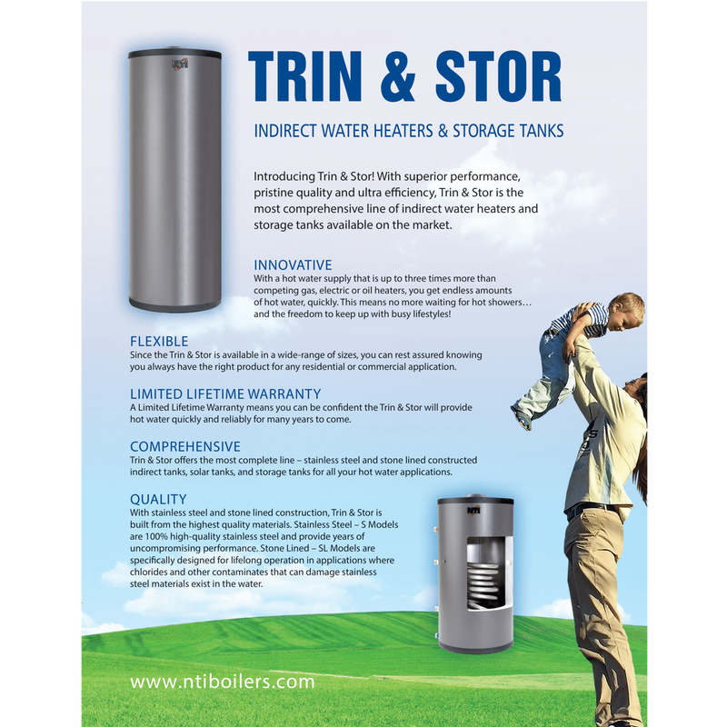 NTI-S40, The Trin u0026 Stor S Series,The Indirect Water Heater and Stor