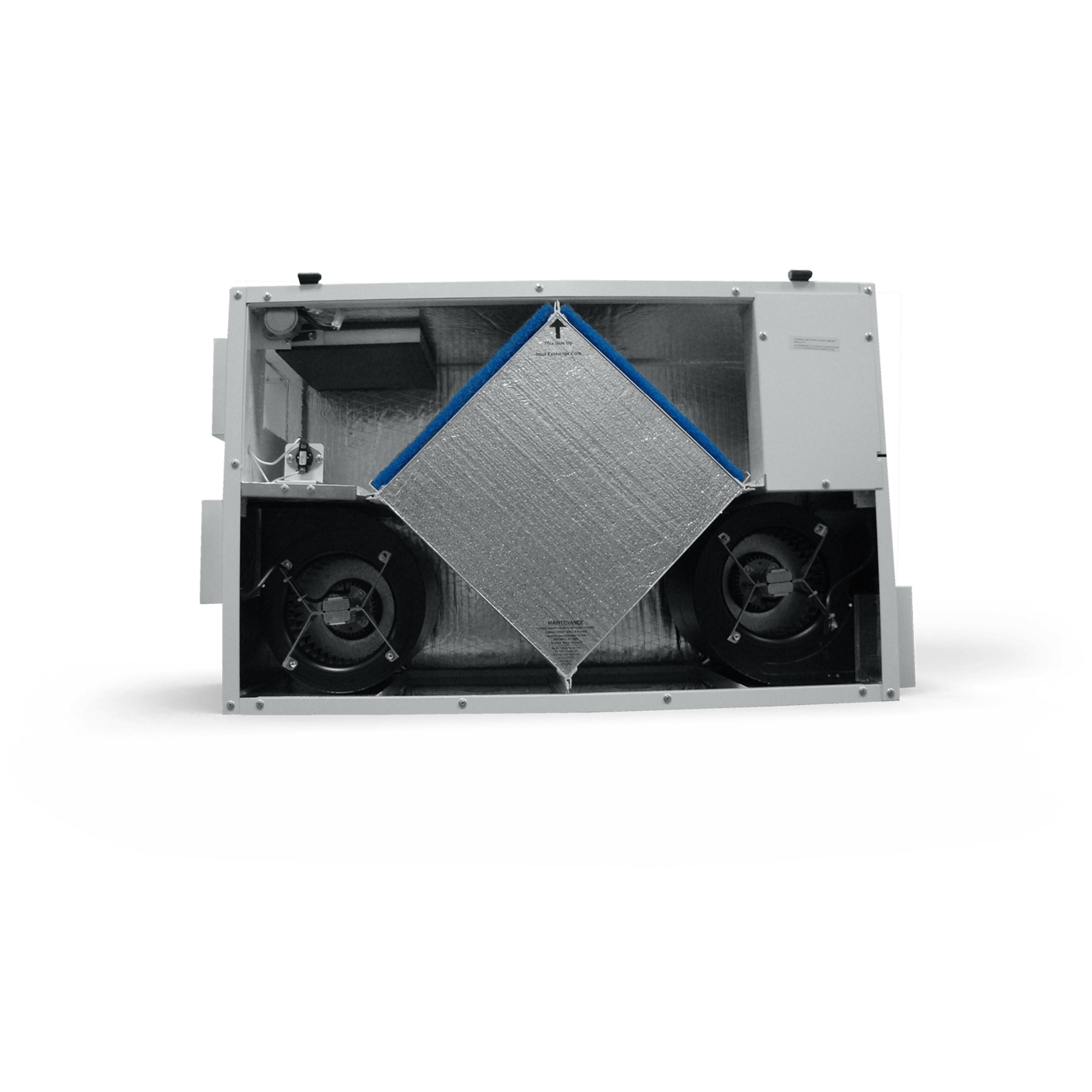 NU 500 HRV F-P Nu-Air Light Commercial HRV with Fan Shut Down Defrost 460 CFM @ 0.4, 115-120/1/60
