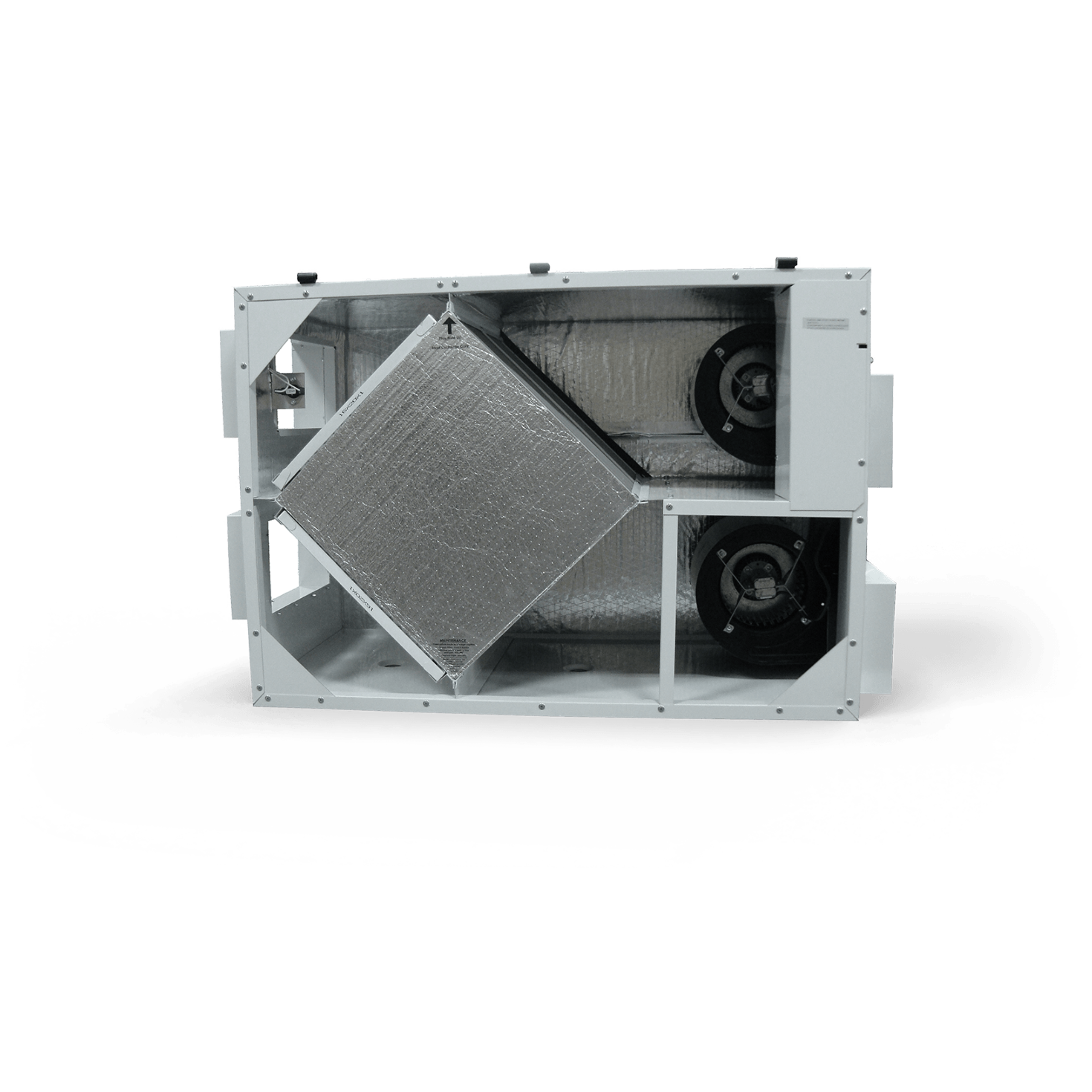 NU 600 HRV F-P NU-Air Light Commercial HRV with Fan Shut Down Defrost 535 cfm @ 0.4, 115-120/1/60