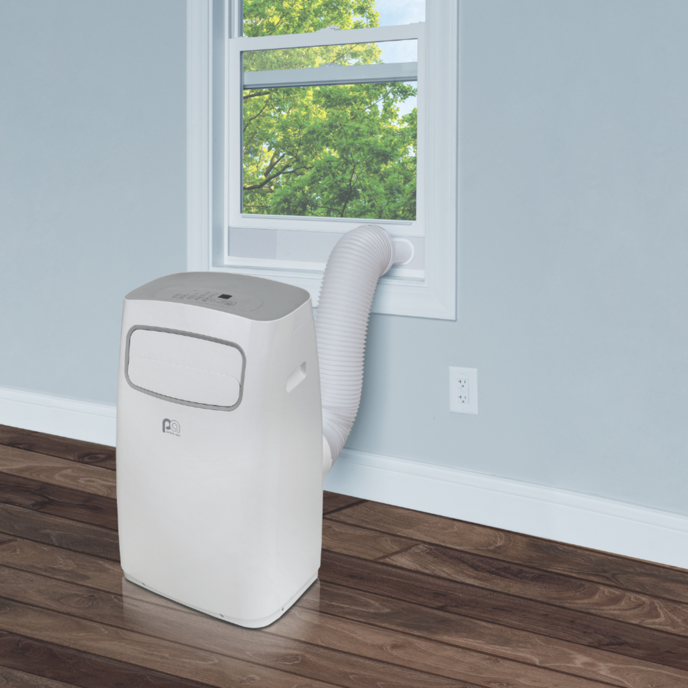 2PORT12000 Perfect Aire 12,000 BTU Compact Portable Air Conditioner - CEC, Sq. ft: 450-550 Coverage, With Remote Control, Non-Ozone Depleting R32 Refrigerant, EER = 8.9