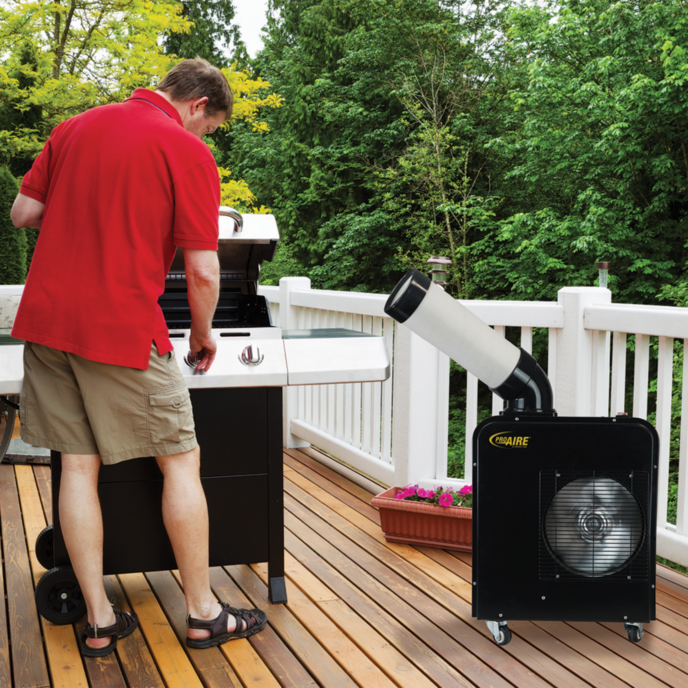 SPOT6800 ProAire by Perfect Aire 5,300 BTU Indoor Outdoor Portable Spot Cooler Air Conditioner