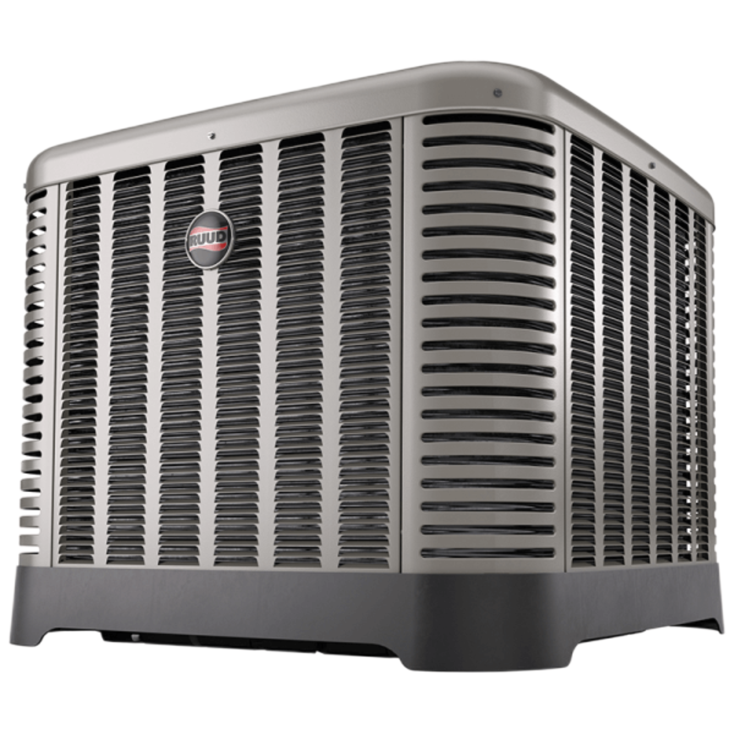 RA16 Ruud Achiever Series Single Stage Air Conditioning Condensing Unit 16 SEER/13 EER, 1 1/2 to 5 Tons, Cooling Capacities 17.3 to 60.5 kBTU, 208-230V/1Ph/60Hz