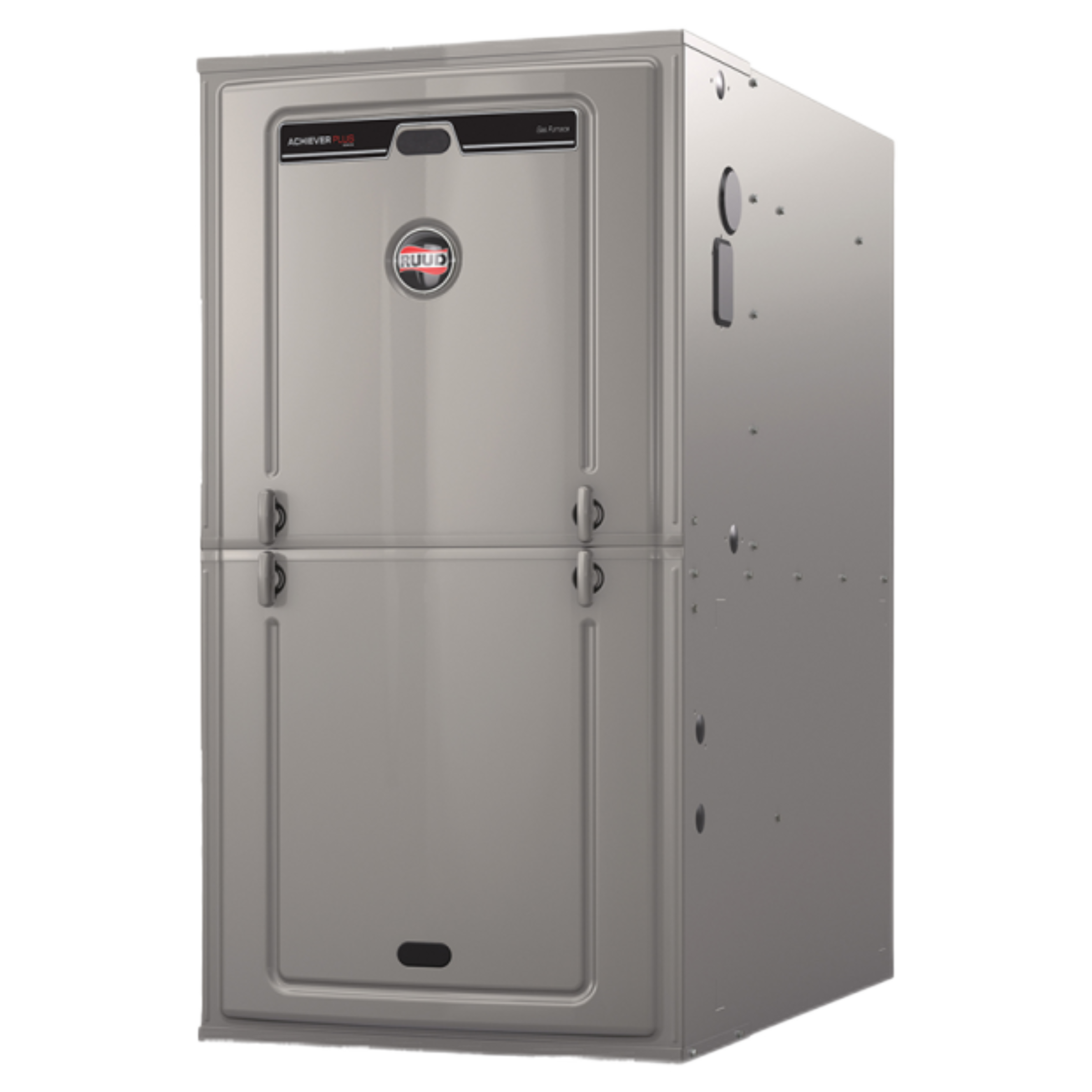 R96T Ruud Achiever Plus ® Series Two Stage Multi-position Gas Furnace, Input Rates from 40 to 115 kBTU 96% A.F.U.E., Energy Star Qualified