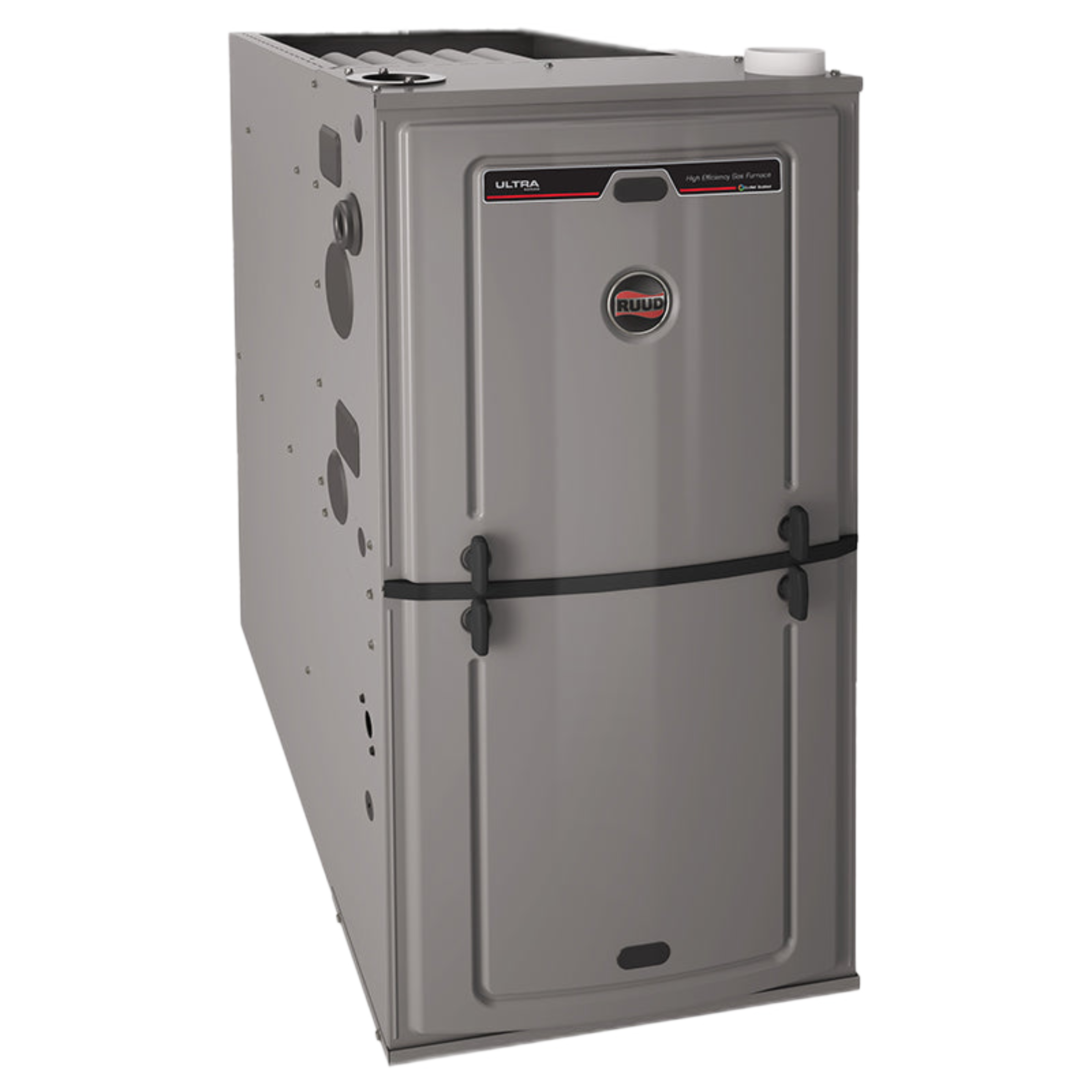 Ruud U98V Econet™ Ultra® Series Modulation Upflow Gas Furnace Input Rates From 60 To 115 Kbtu, 98% A.F.U.E., Energy Star Qualified