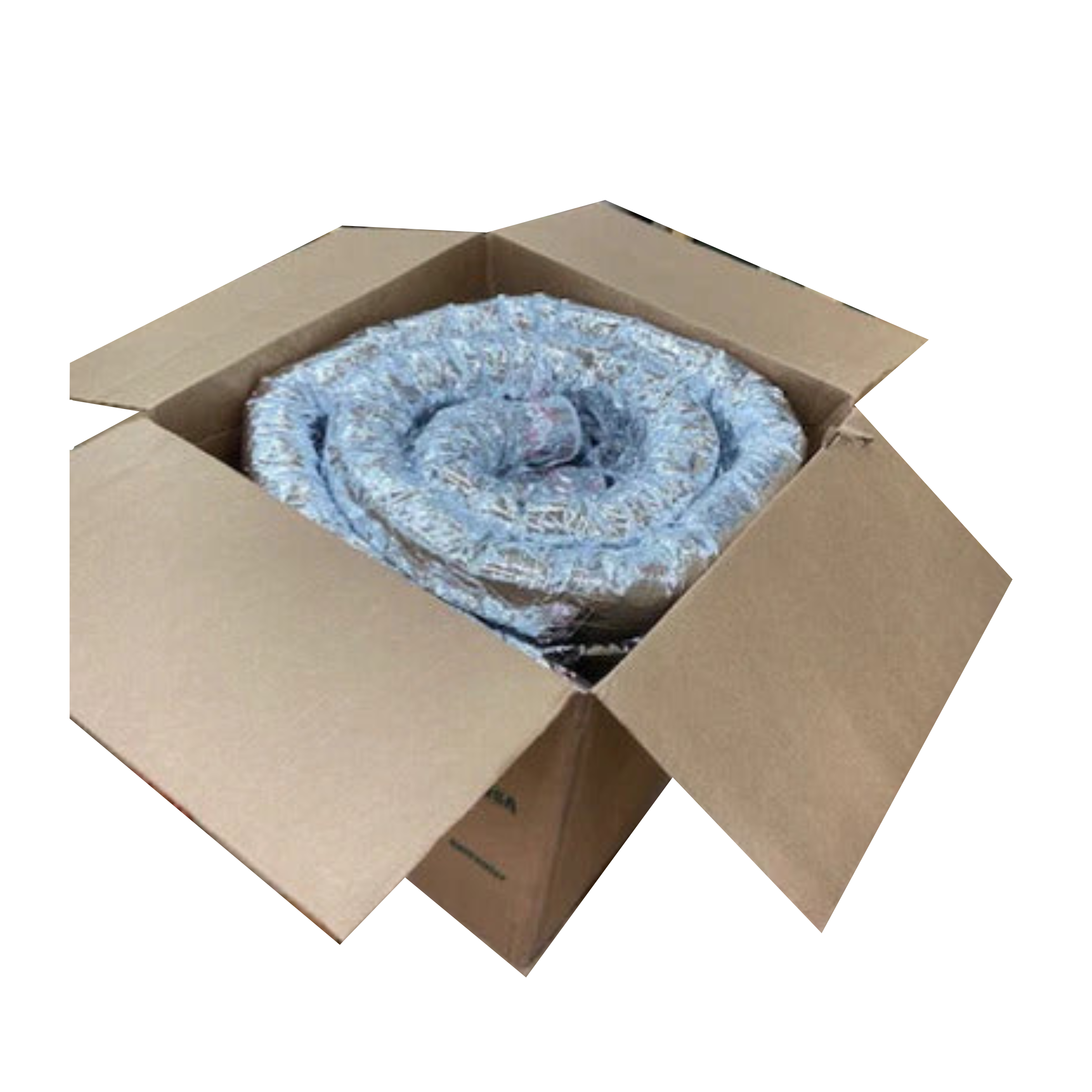 UPC-26TC-6 Unico Aluminum Sound Attenuator Tubingw with  Twist-Fit Connectors, Duct Size 2", 12' Length, R3.3, 6 in a Box (Total 72 Feet)