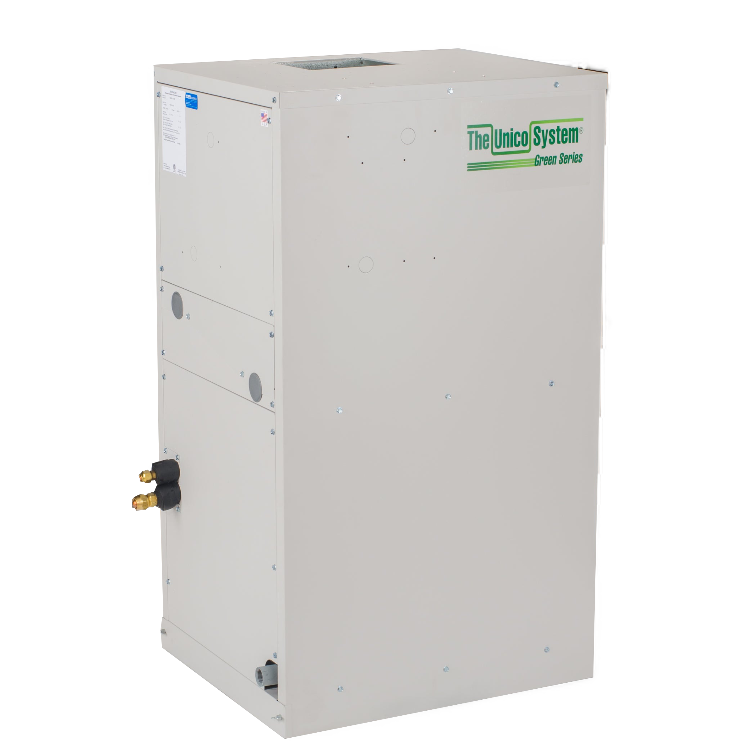 V3036B-1EC2BX Unico V-Series 3036 Model Vertical Air Handler Unit 2.5 - 3 Ton, 36,000 BTU/h, 208/230 Variable Speed, AC/Heat Pump Coil, 3-Row with R410A TXV, No Hot Water Coil