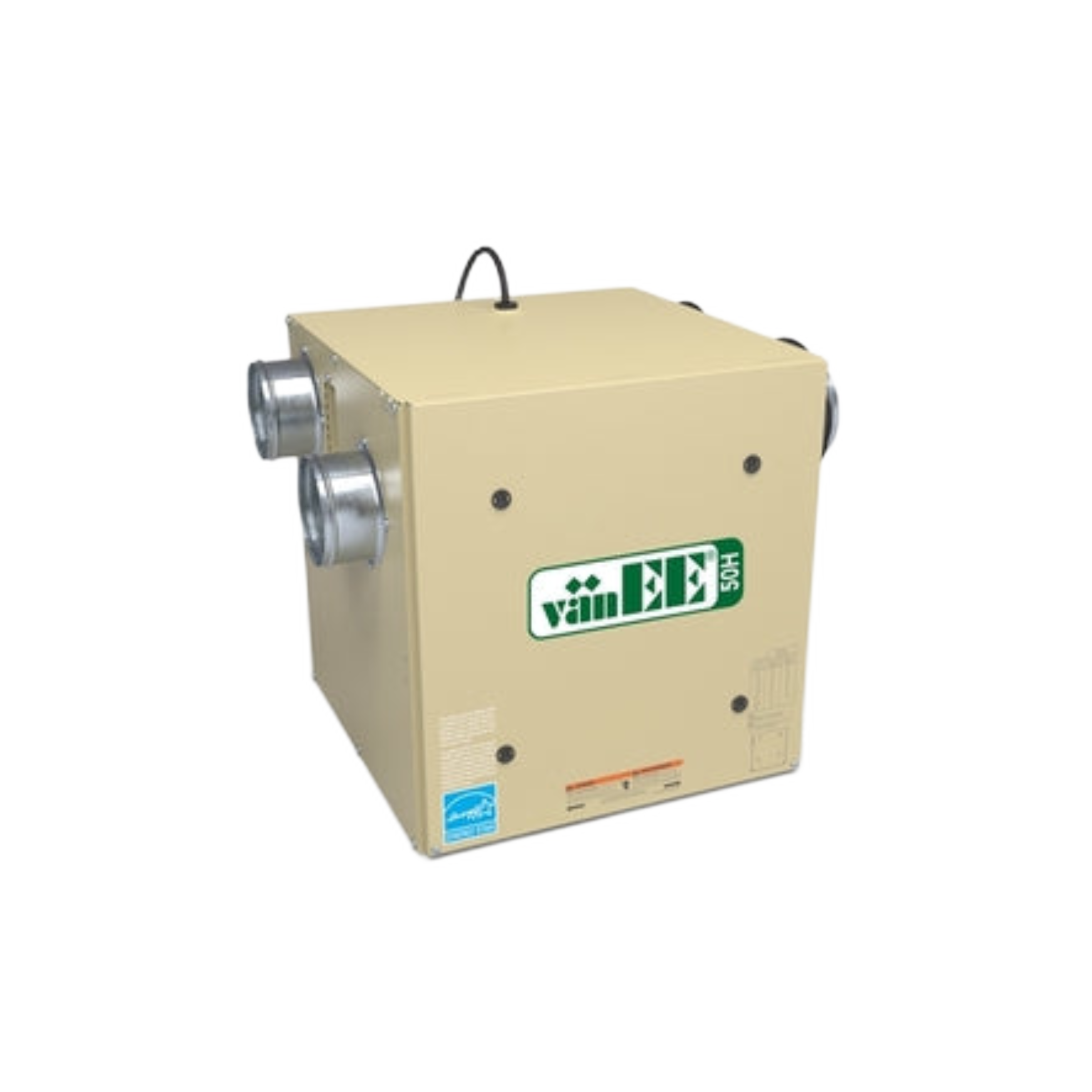50H VanEE Bronze Series Residential Air Exchanger (HRV) 90 CFM, 4" Side Ports Connection Energy Star Qualified
